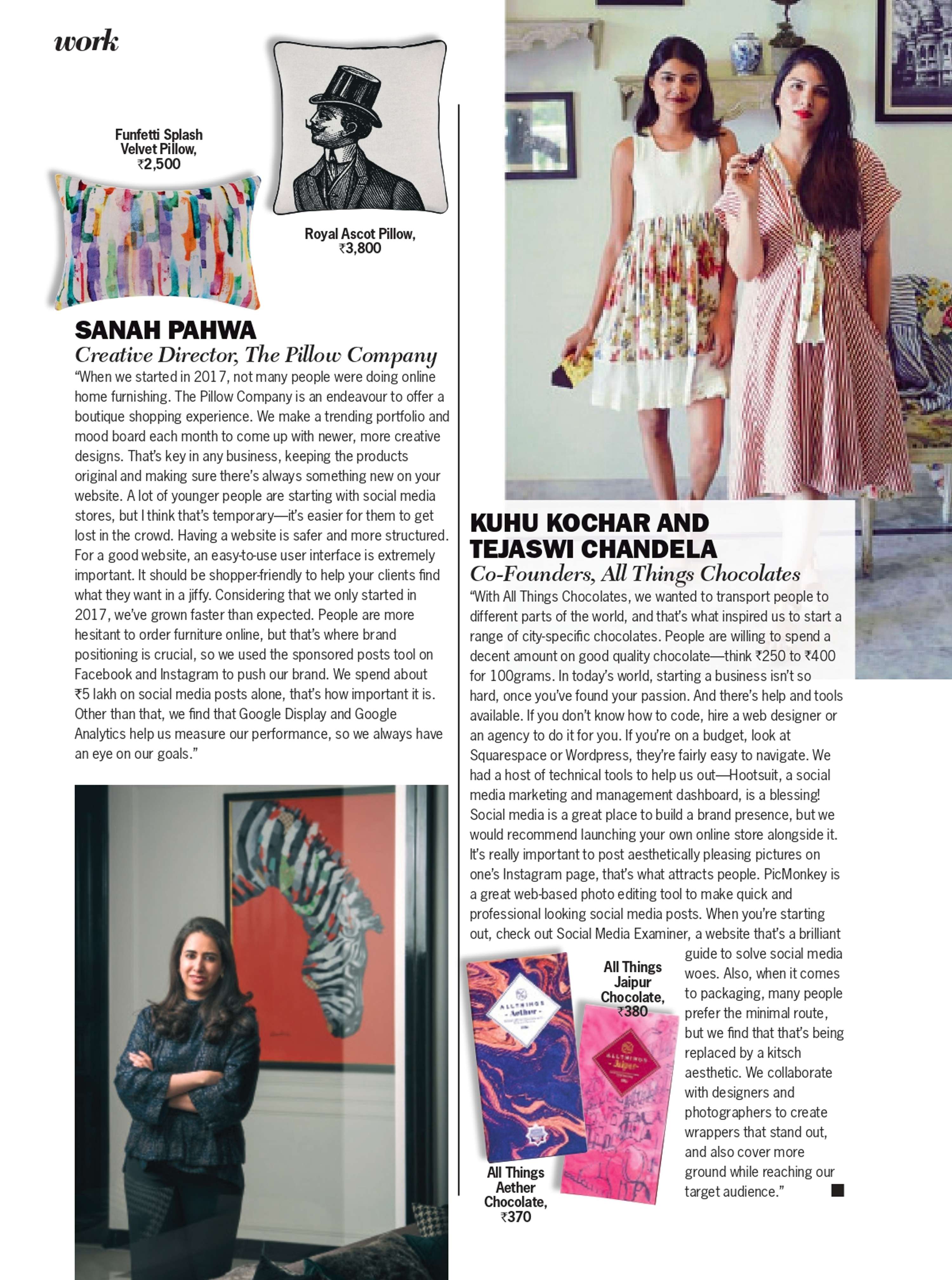 Cosmopolitan Work Article by Nitya Kanoria