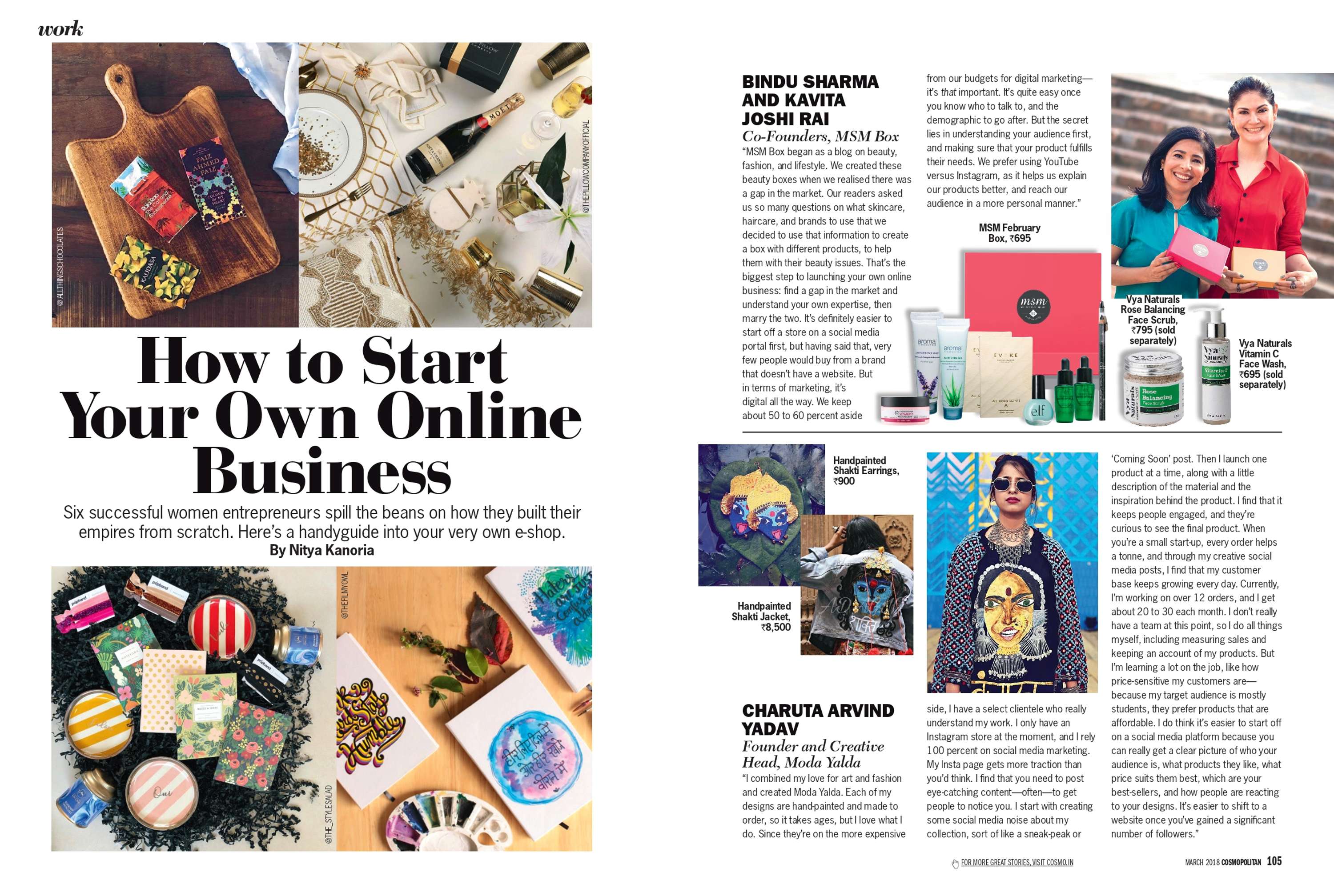 Cosmopolitan Work Article by Nitya Kanoria