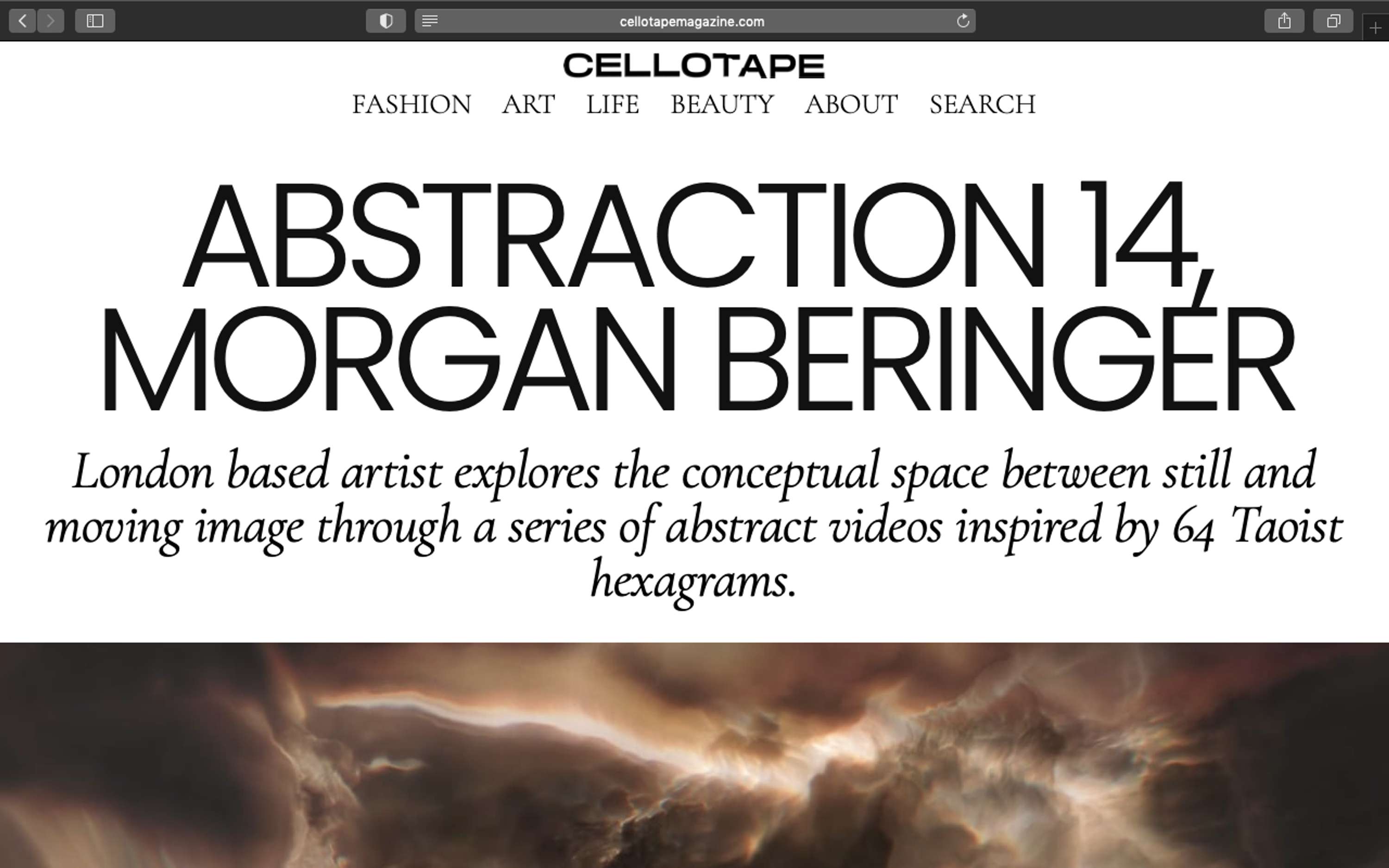 Cellotape Magazine – Visual identity and Website (2020) by Rudy de Souza