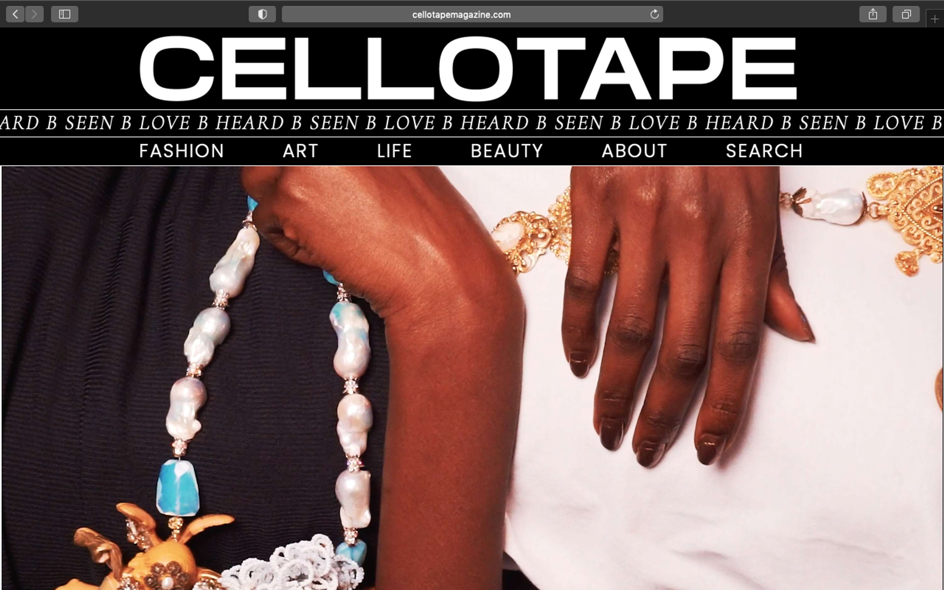 Cellotape Magazine – Visual identity and Website (2020) by Rudy de Souza