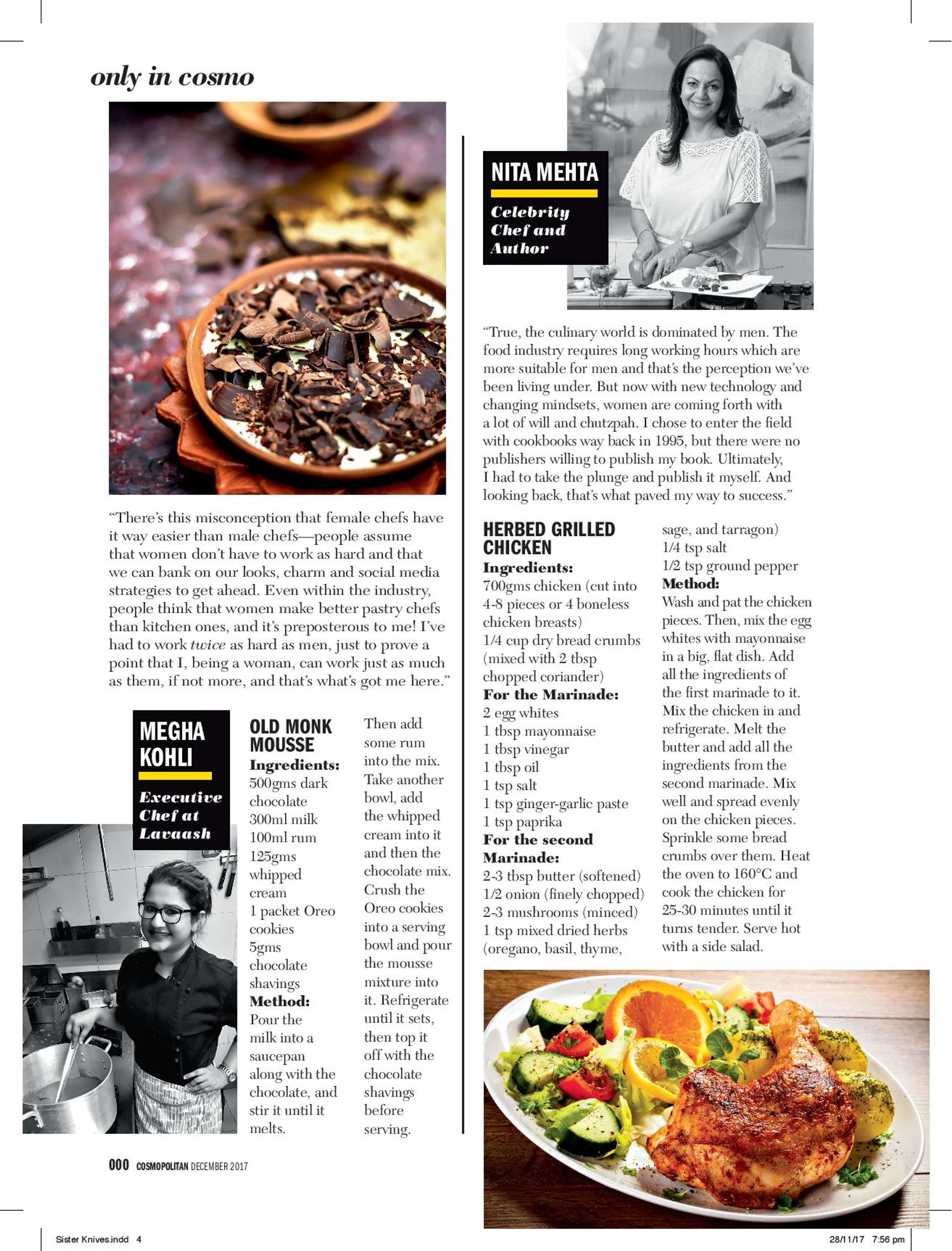 Cosmopolitan Lifestyle Feature by Nitya Kanoria