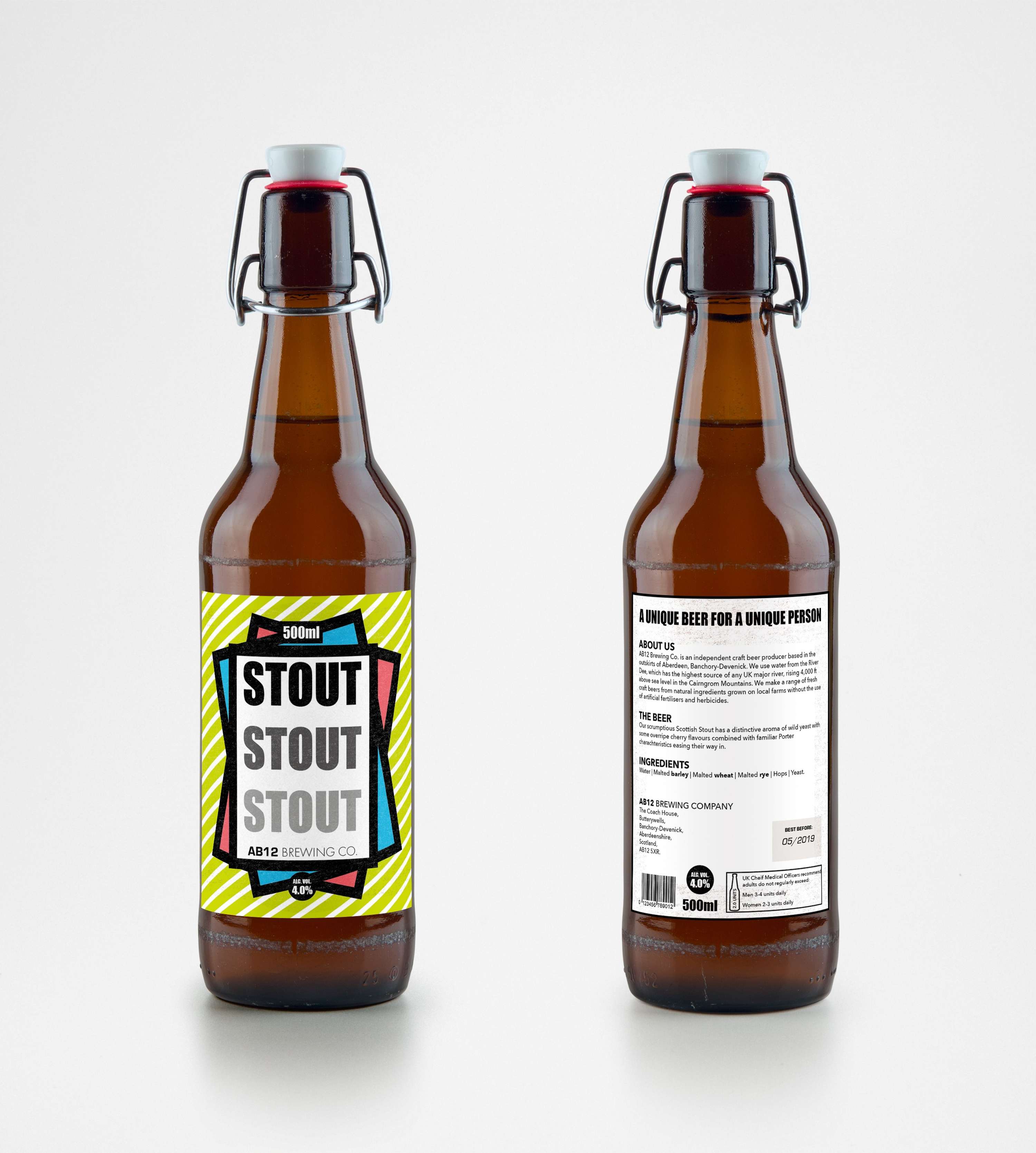 AB12 Brewing Co. - Visual Communication Graded Unit by Jamie Rendall
