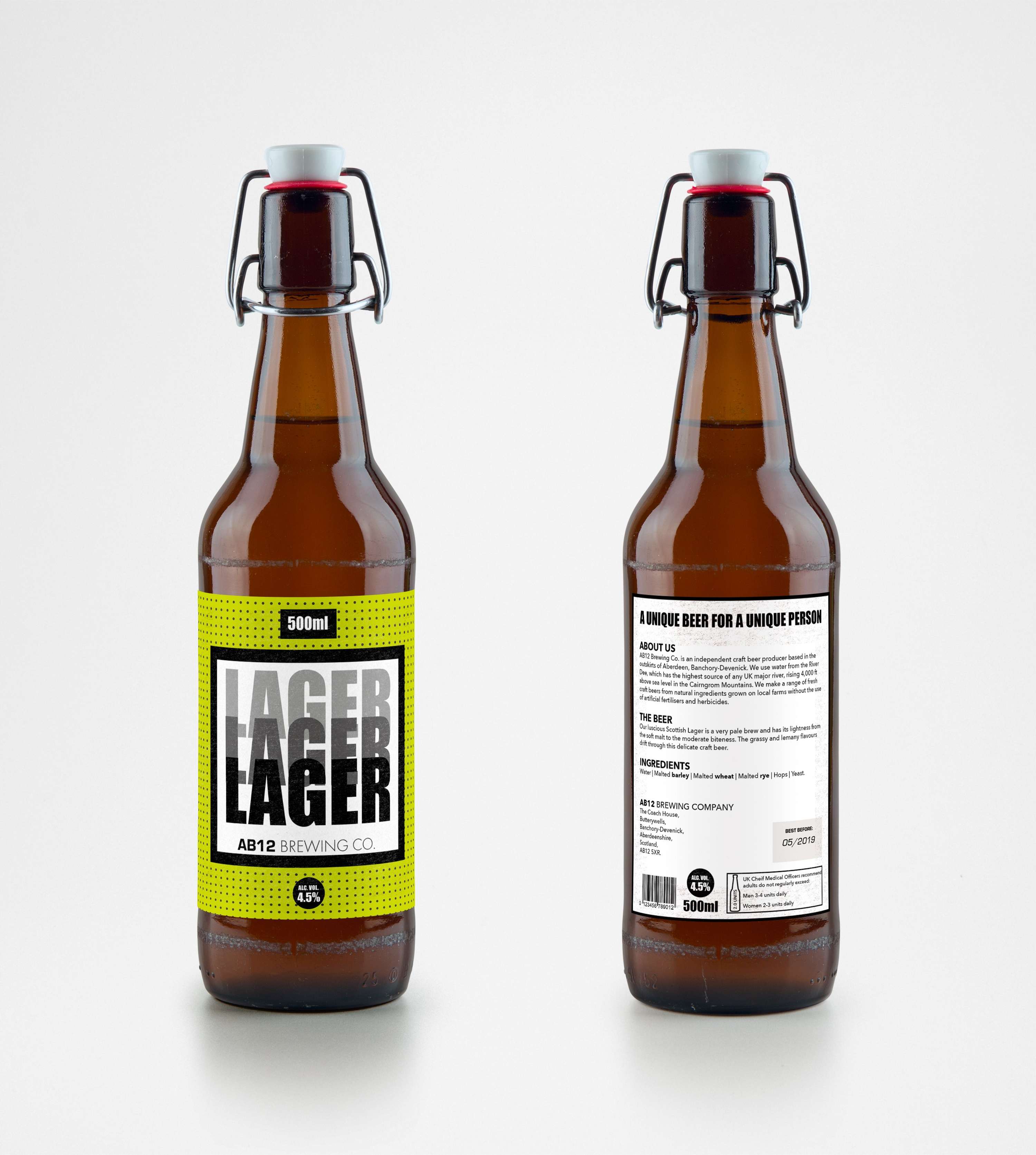 AB12 Brewing Co. - Visual Communication Graded Unit by Jamie Rendall