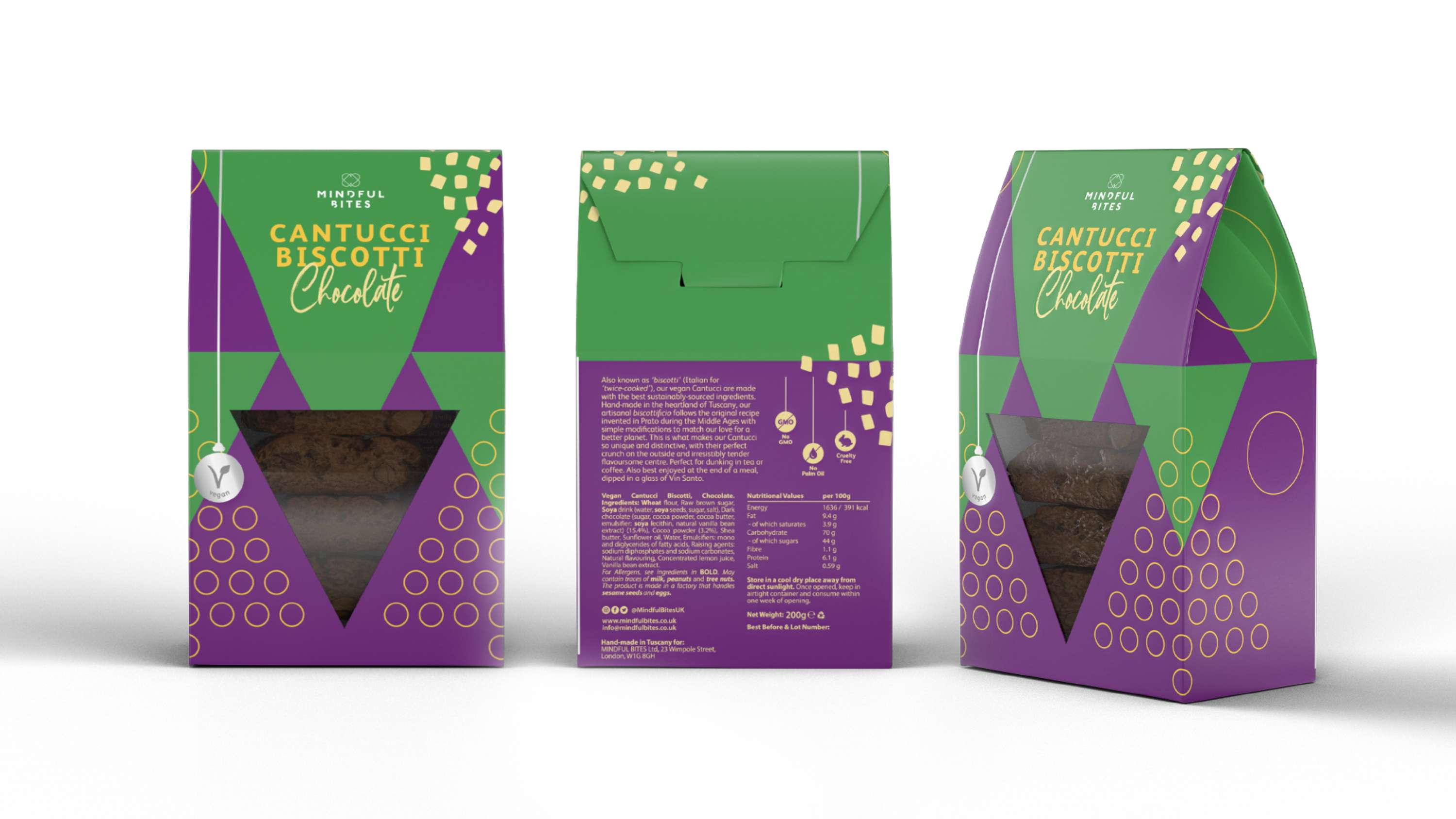 Mindful Bites Packaging by Vanessa Krchova