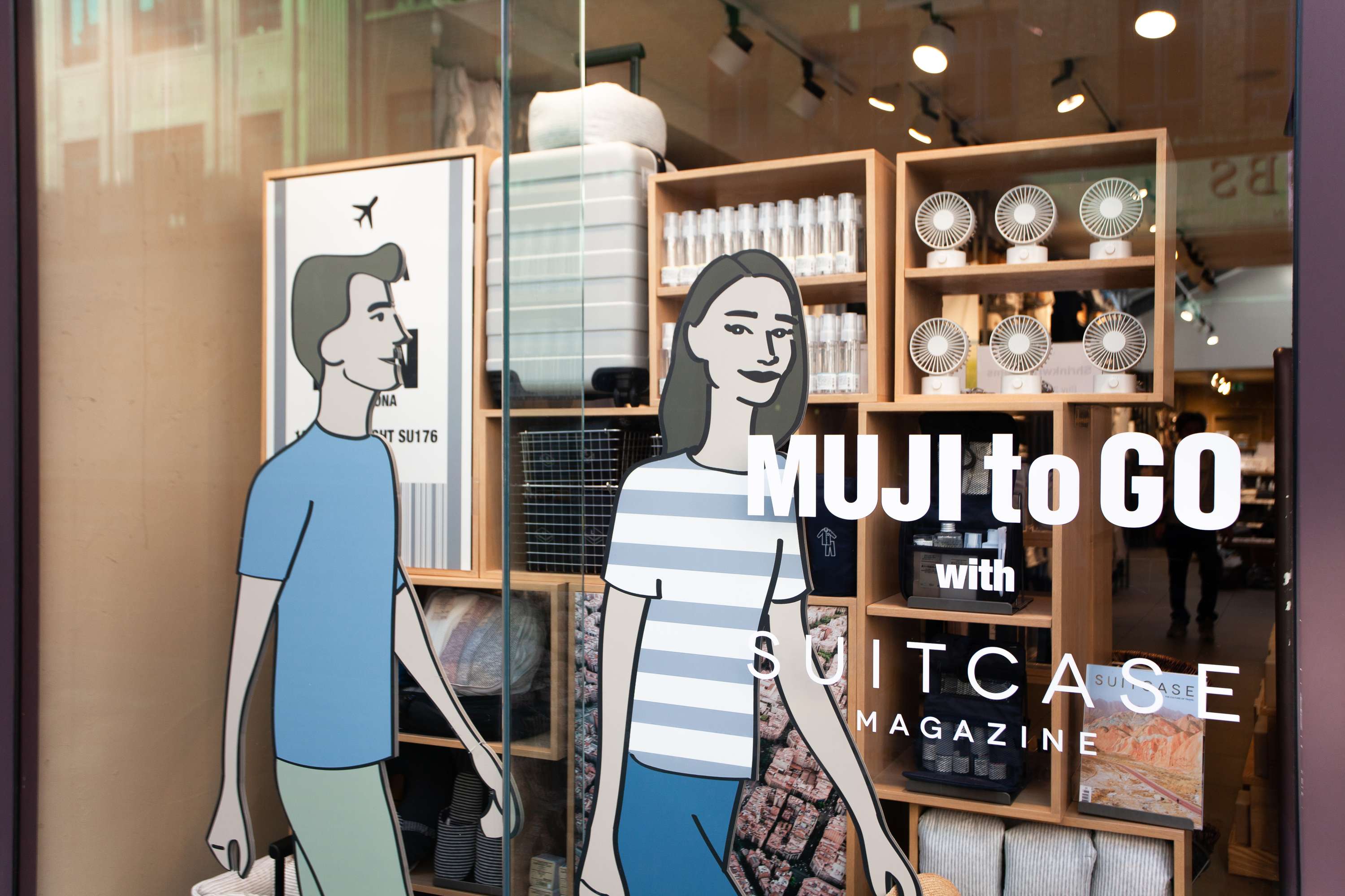 MUJI to Go // Art Direction of Product shoot & Window Display by Jacob Elwood