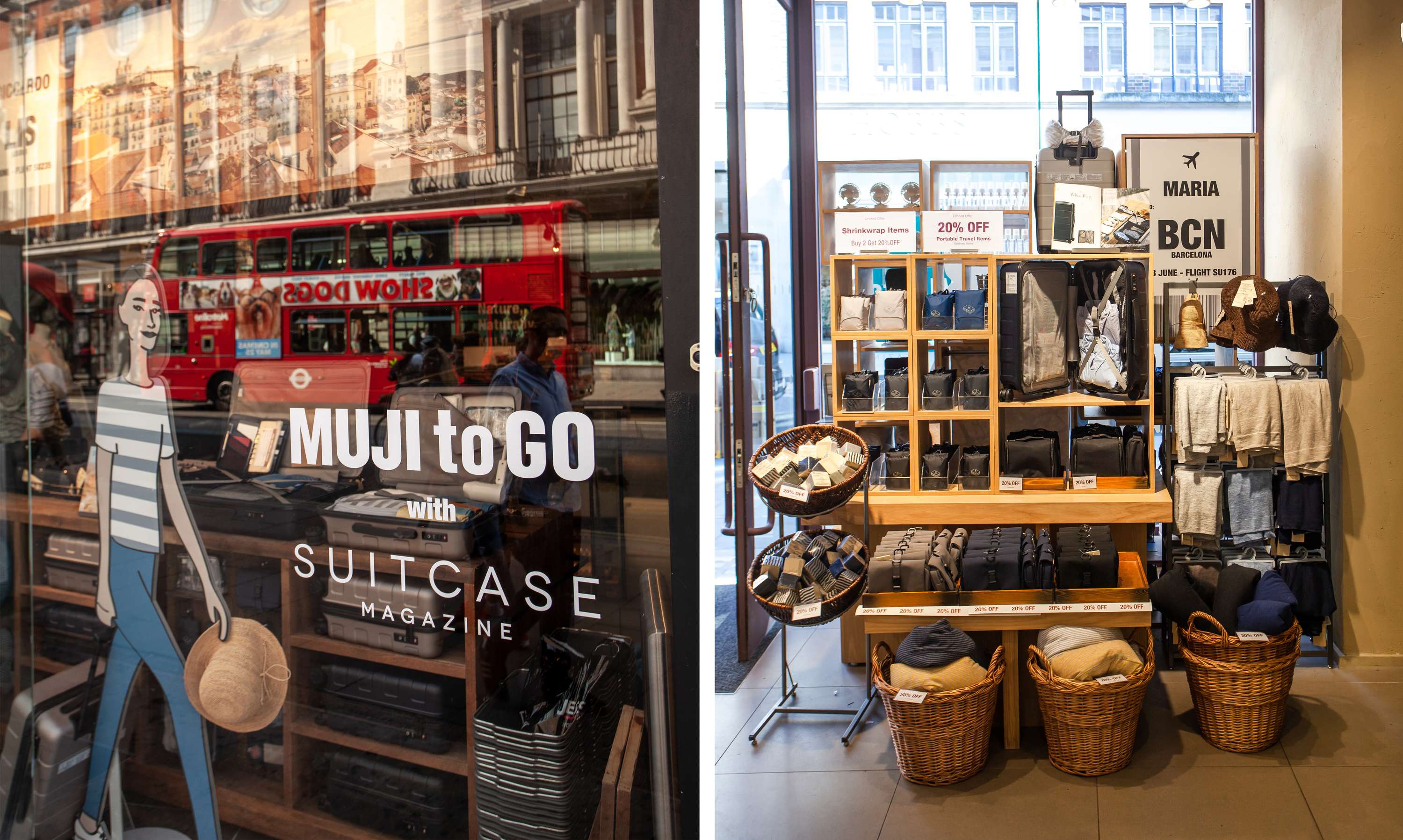 MUJI to Go // Art Direction of Product shoot & Window Display by Jacob Elwood