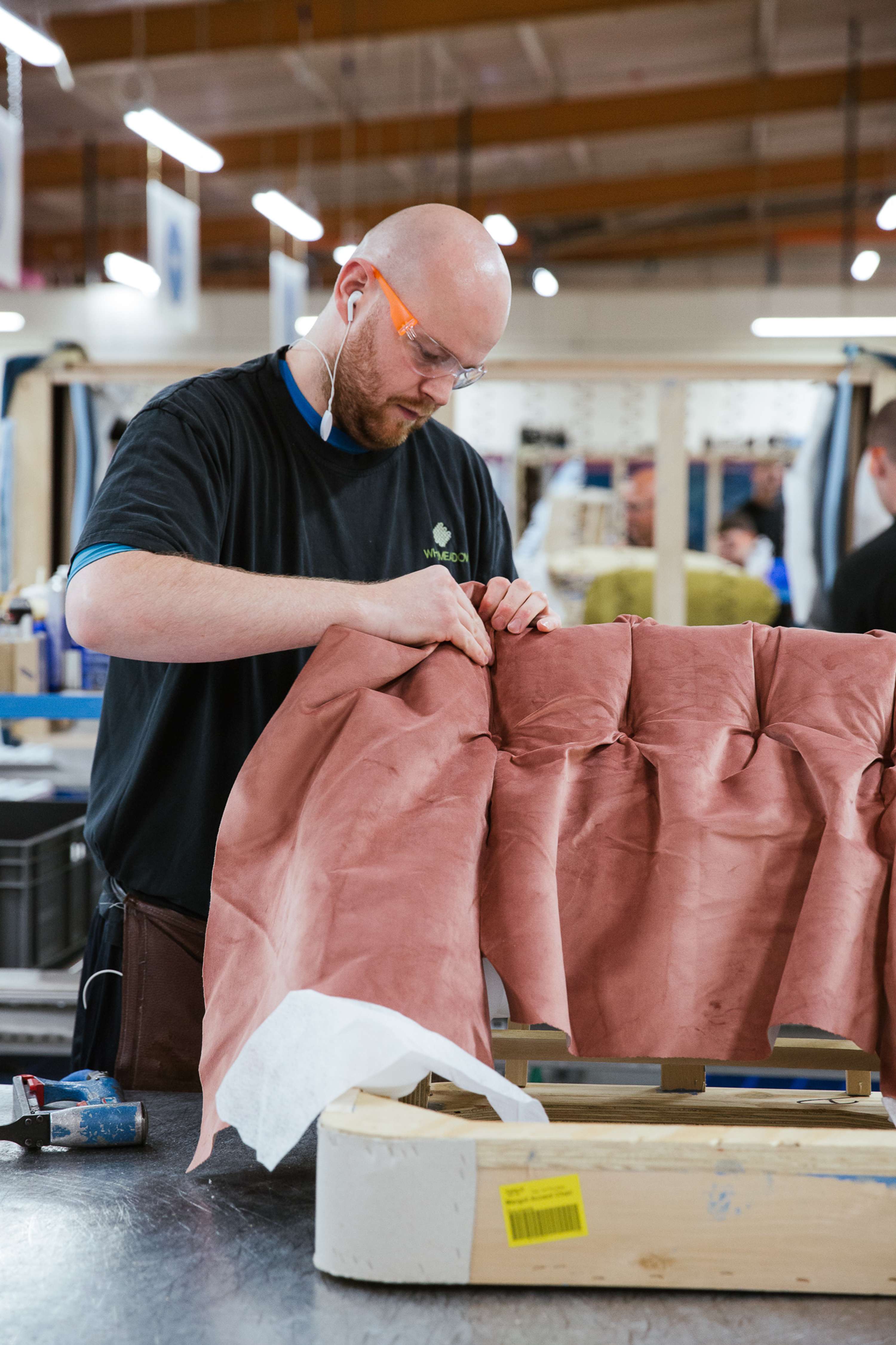 MADE.com Factory Production of Margot chair by Joanne Crawford