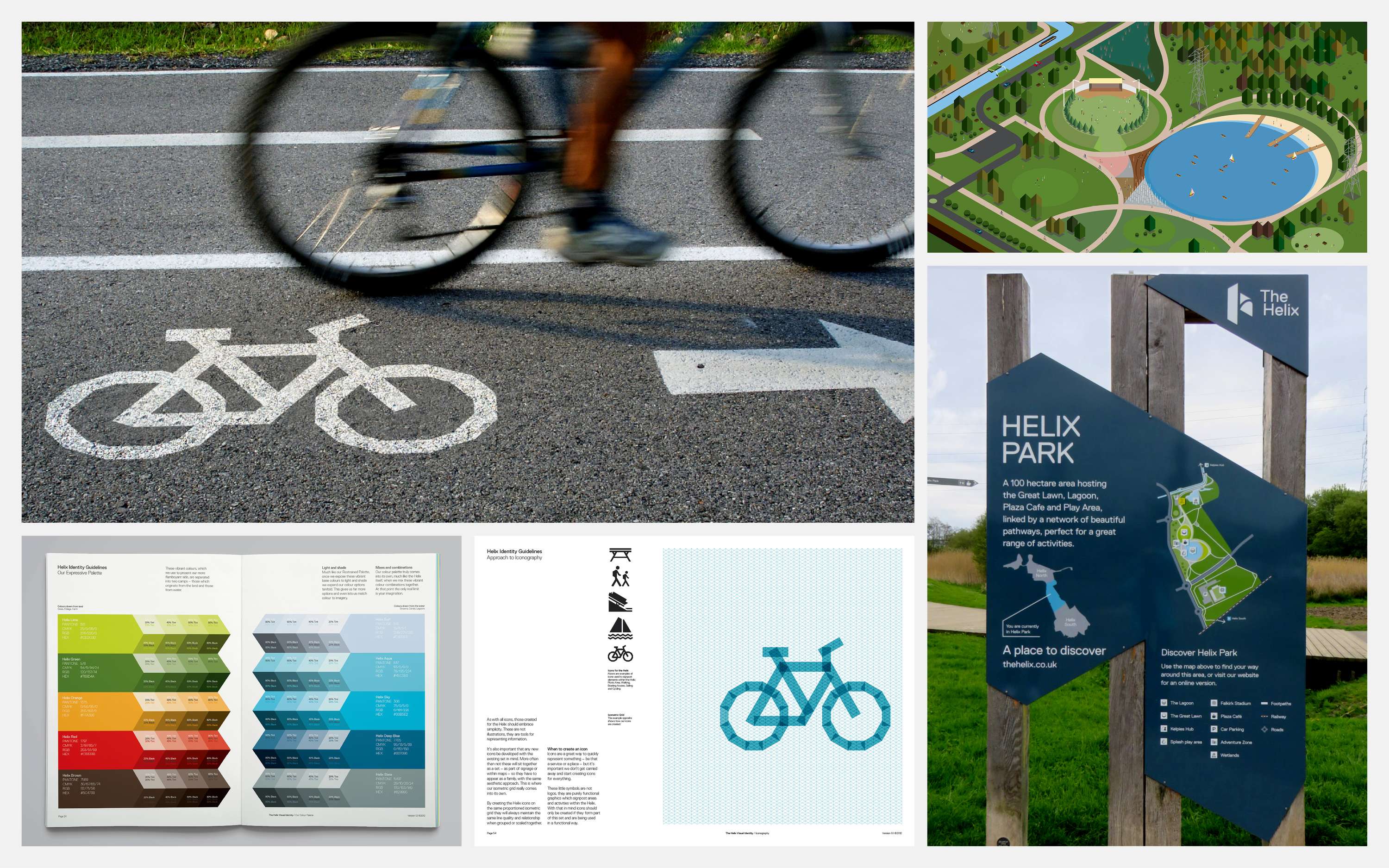 Branding and identity for The Helix by Andrew Neely
