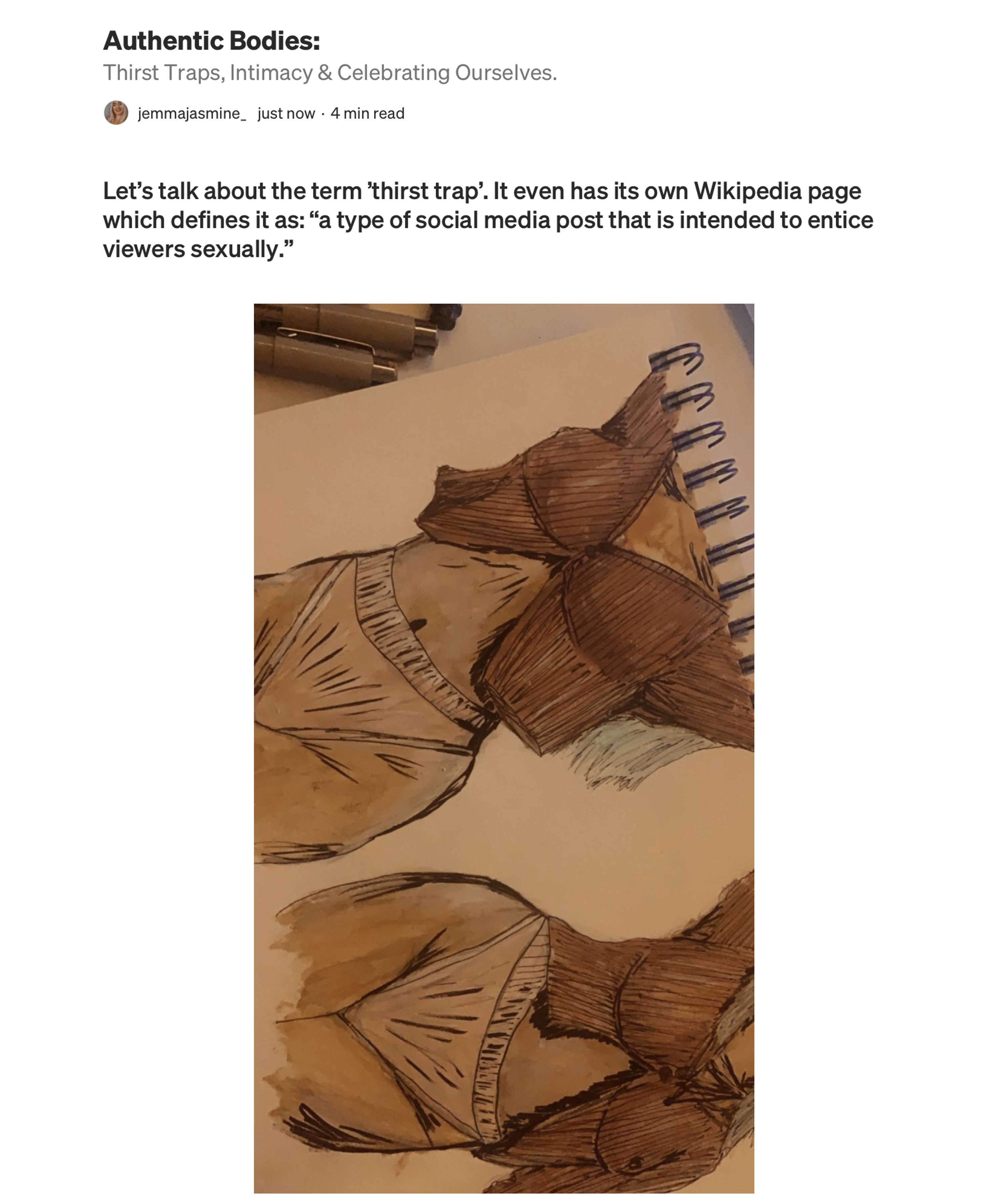 Authentic Bodies: Part 1 by Jemma Jasmine