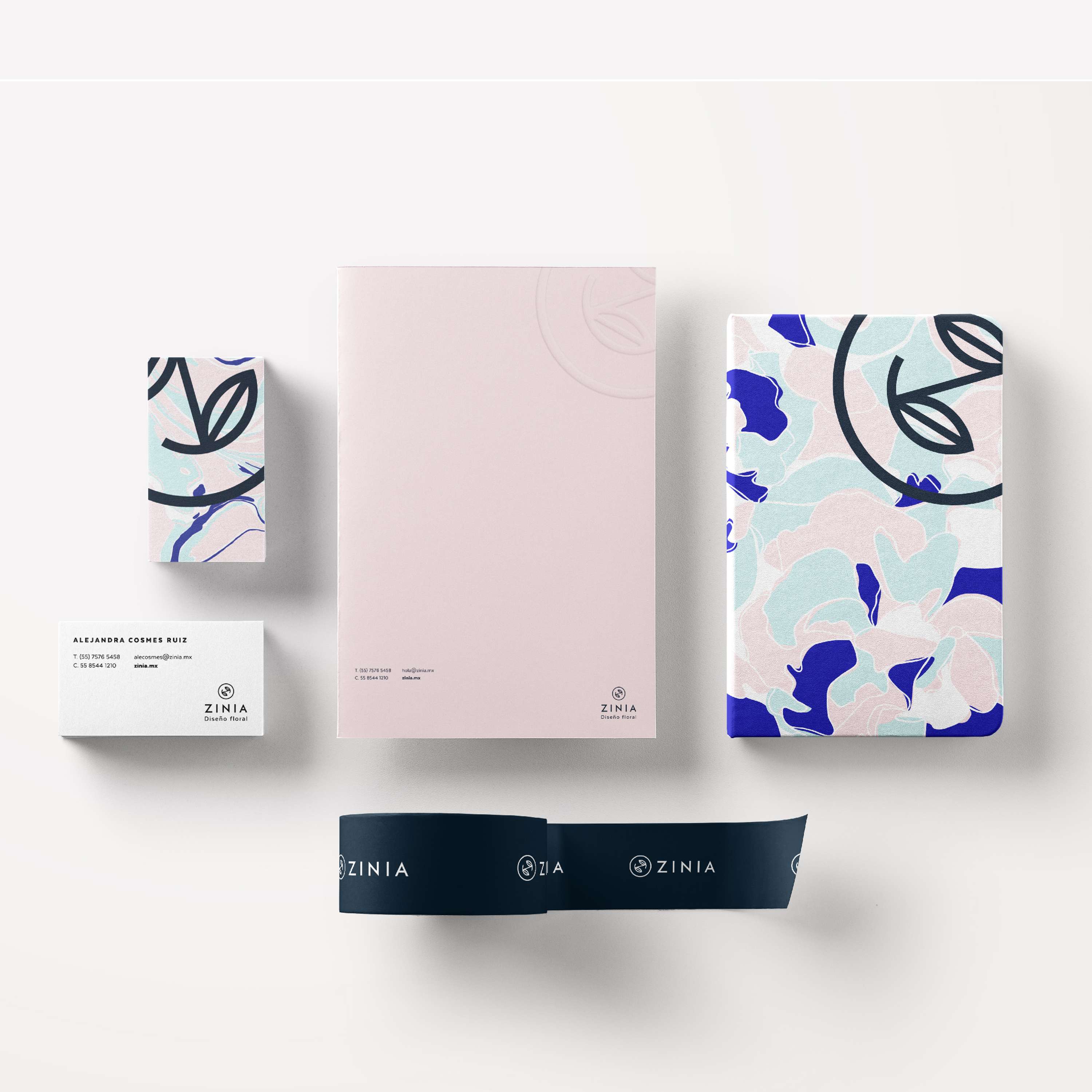 Zinia, brand identity and naming by Ana Guerrero