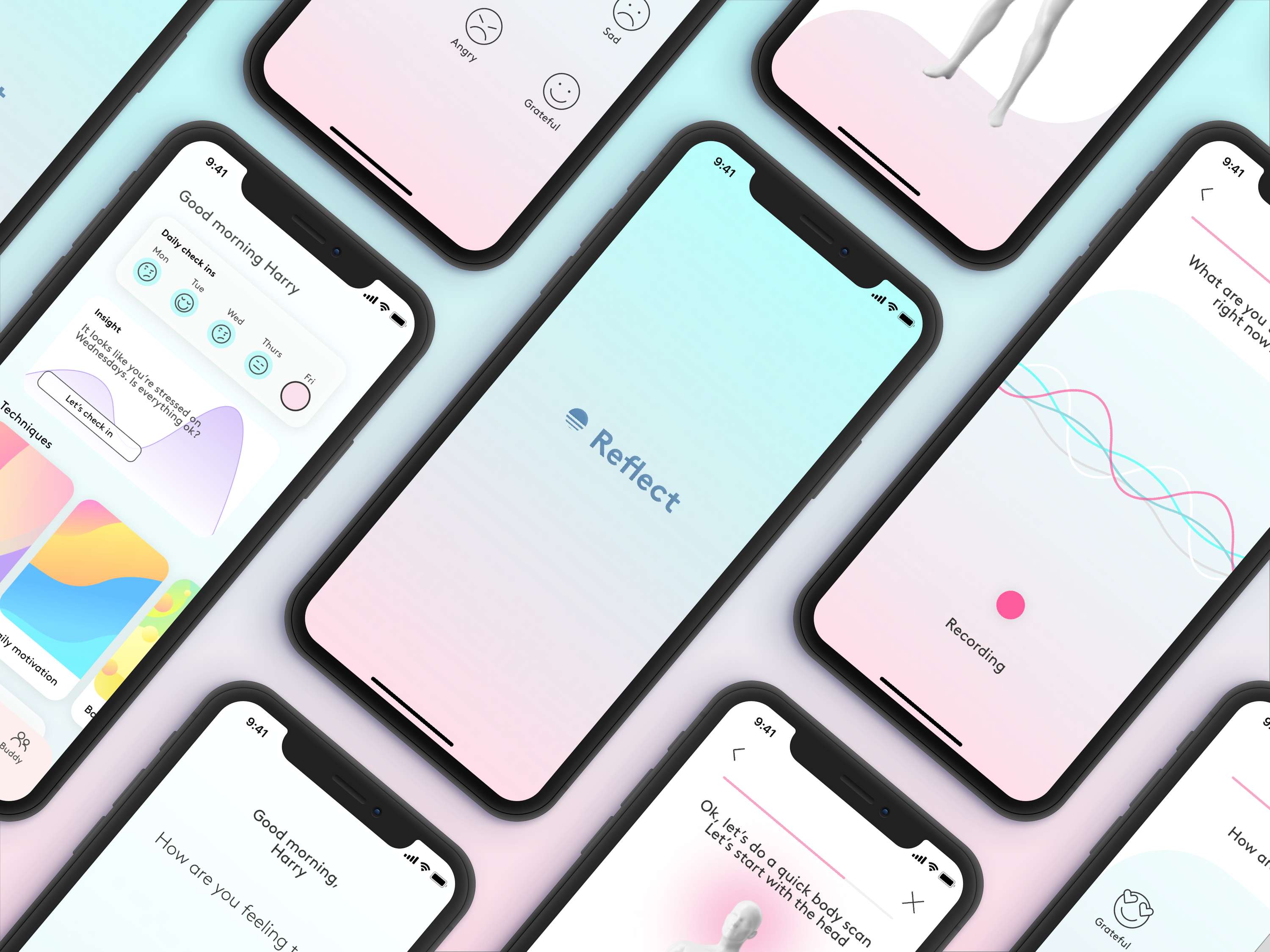 Reflect - The Mood Tracking App by Adrian Van Cooten