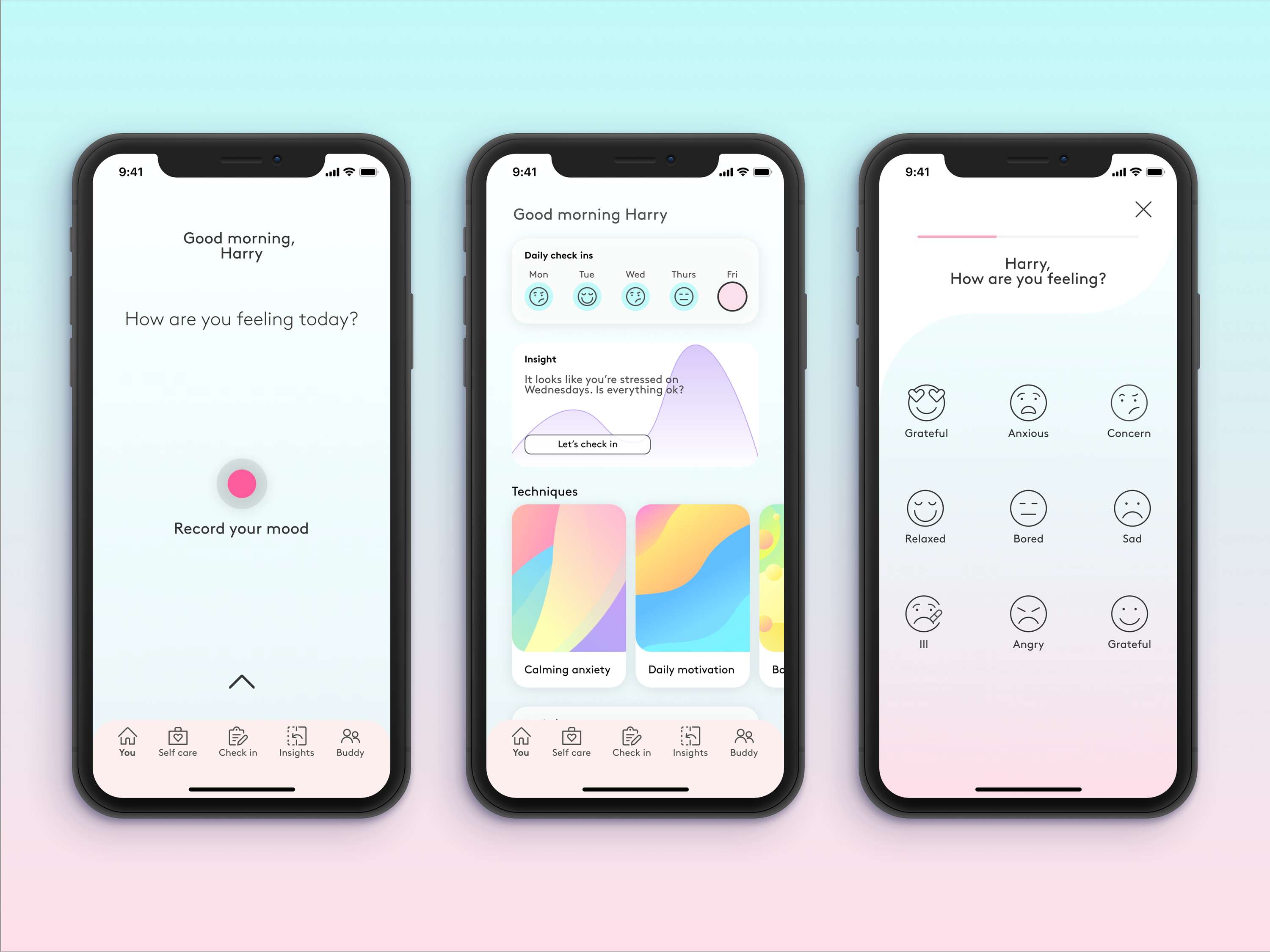 Reflect - The Mood Tracking App by Adrian Van Cooten