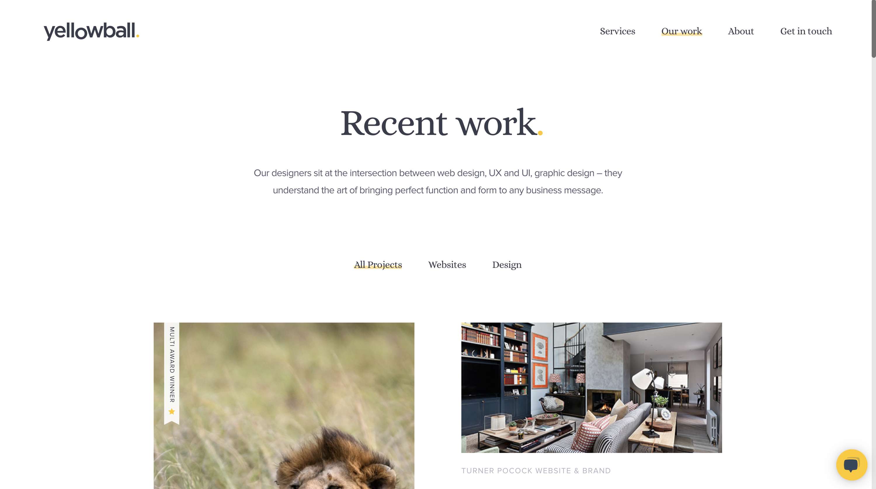 Yellowball - Web Development Project by Lattimore and Friends