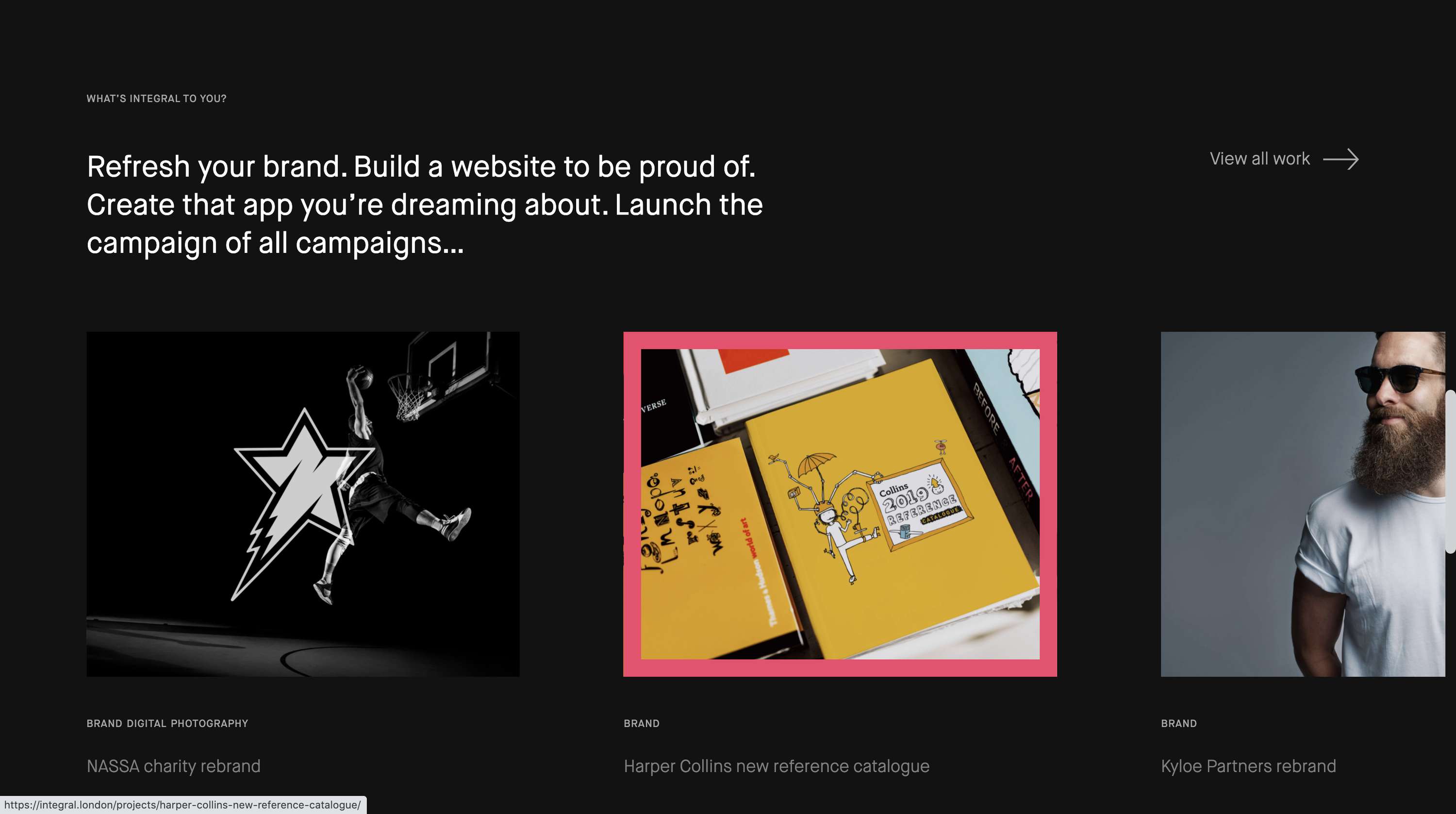 Integral - Website Development Project by Lattimore and Friends