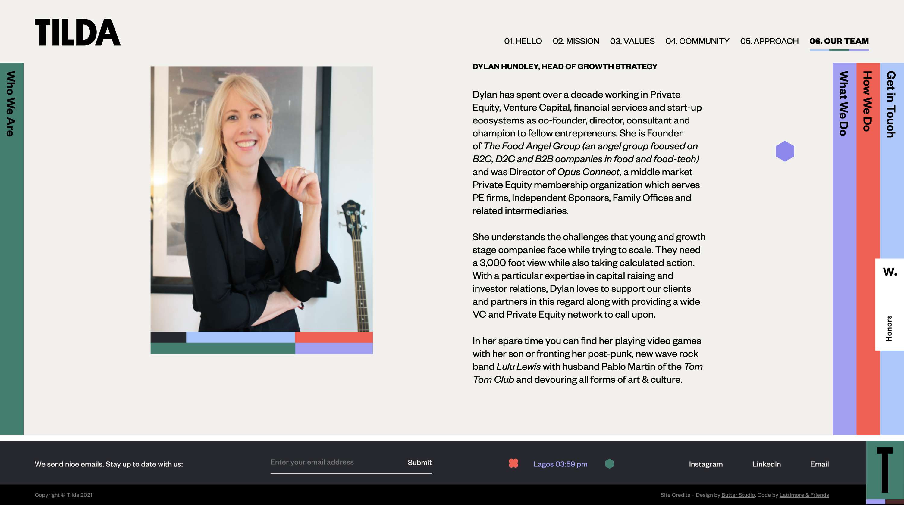 With Tilda - Website Development Project by Lattimore and Friends