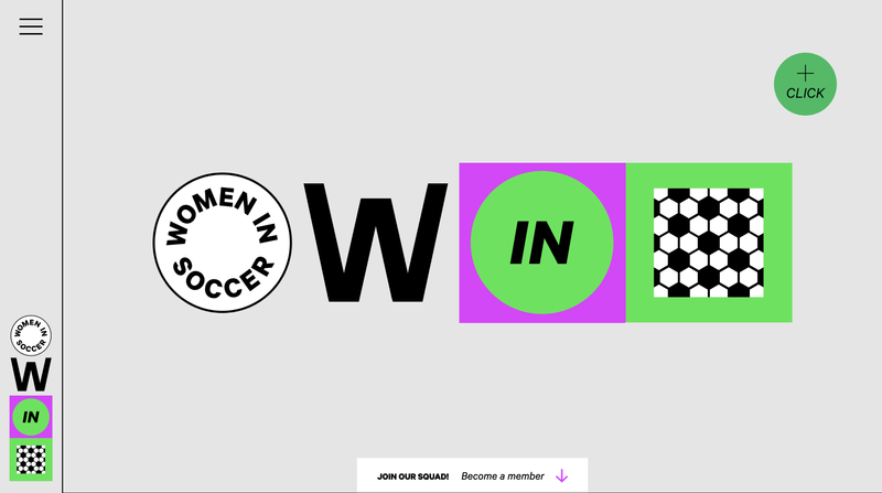 Women in Soccer - Website Development Project by Lattimore and Friends