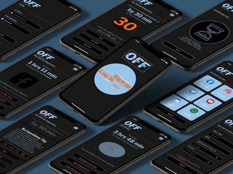 OFF LOG - Mobile Productivity Prototype by CI Morris