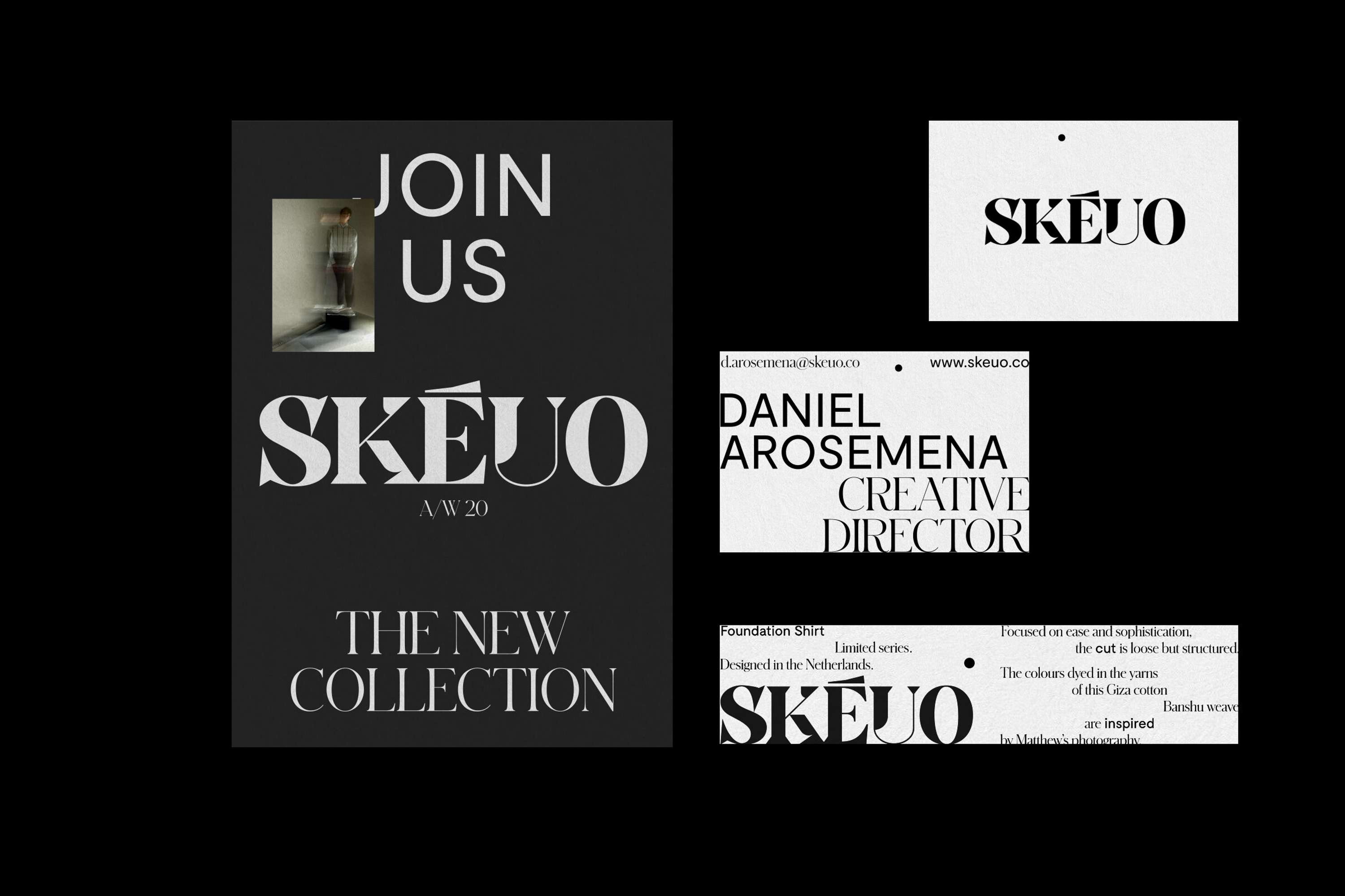 Skeuo / Branding of a luxury menswear brand by Yarza Twins