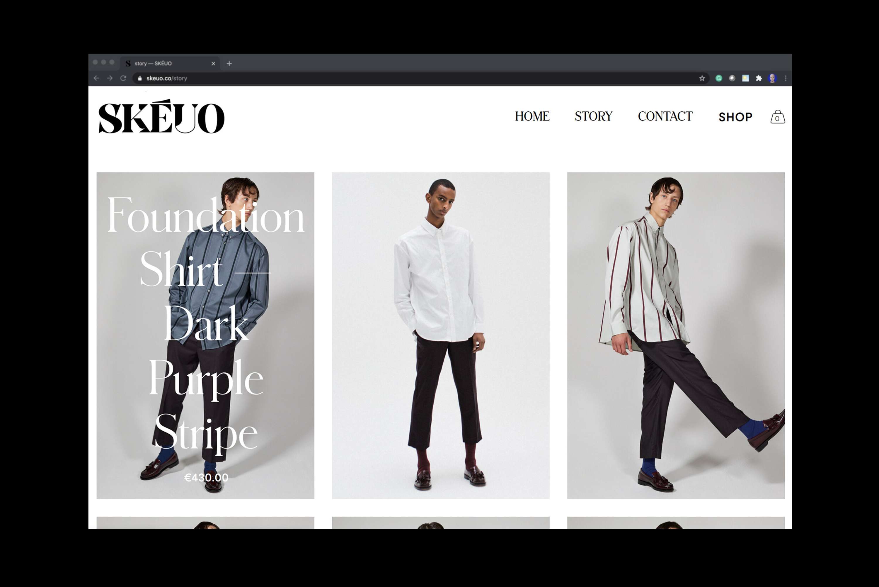 Skeuo / Branding of a luxury menswear brand by Yarza Twins