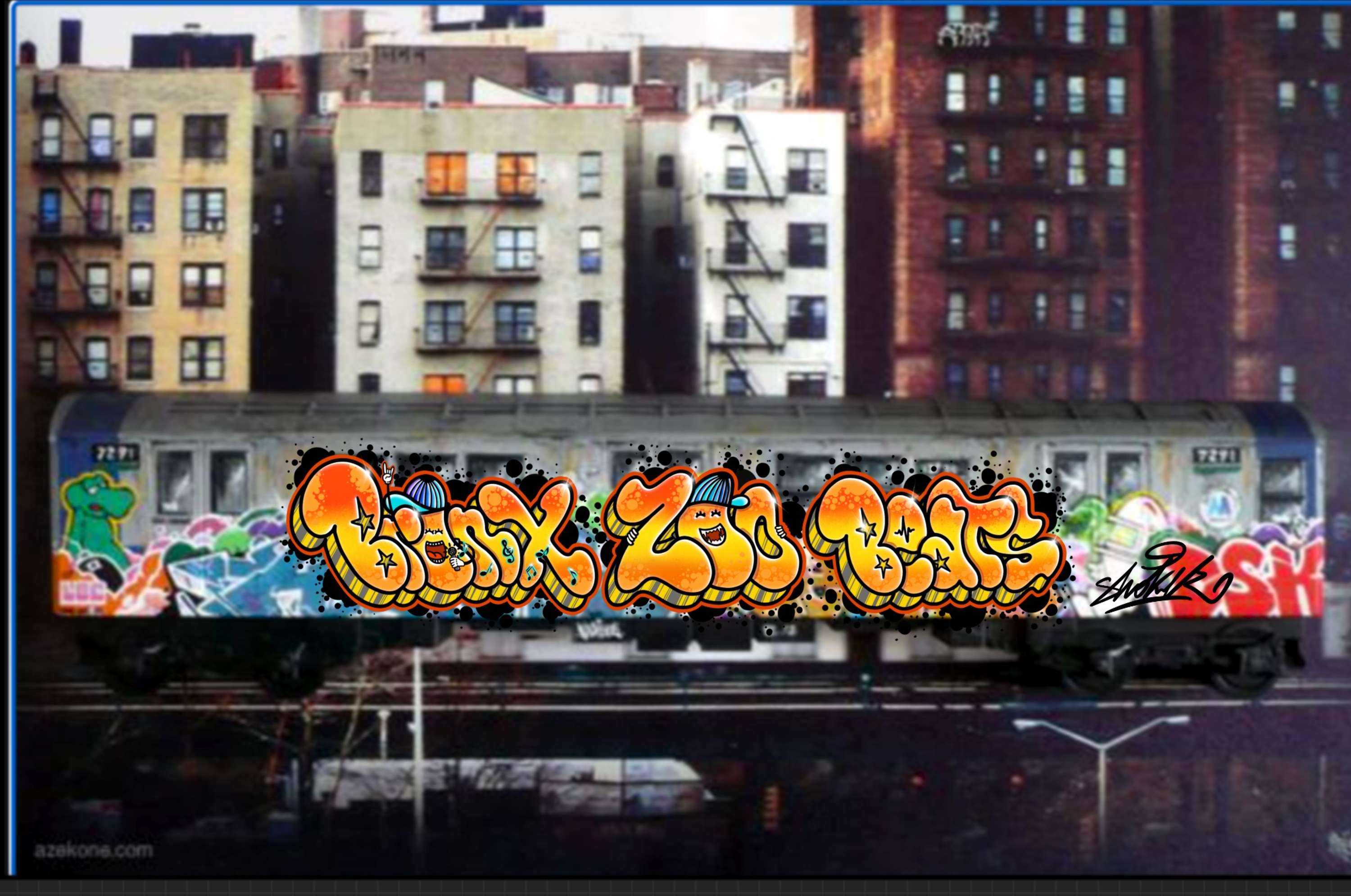 Digital artwork mix graffiti by Vladimir Kovalchuk