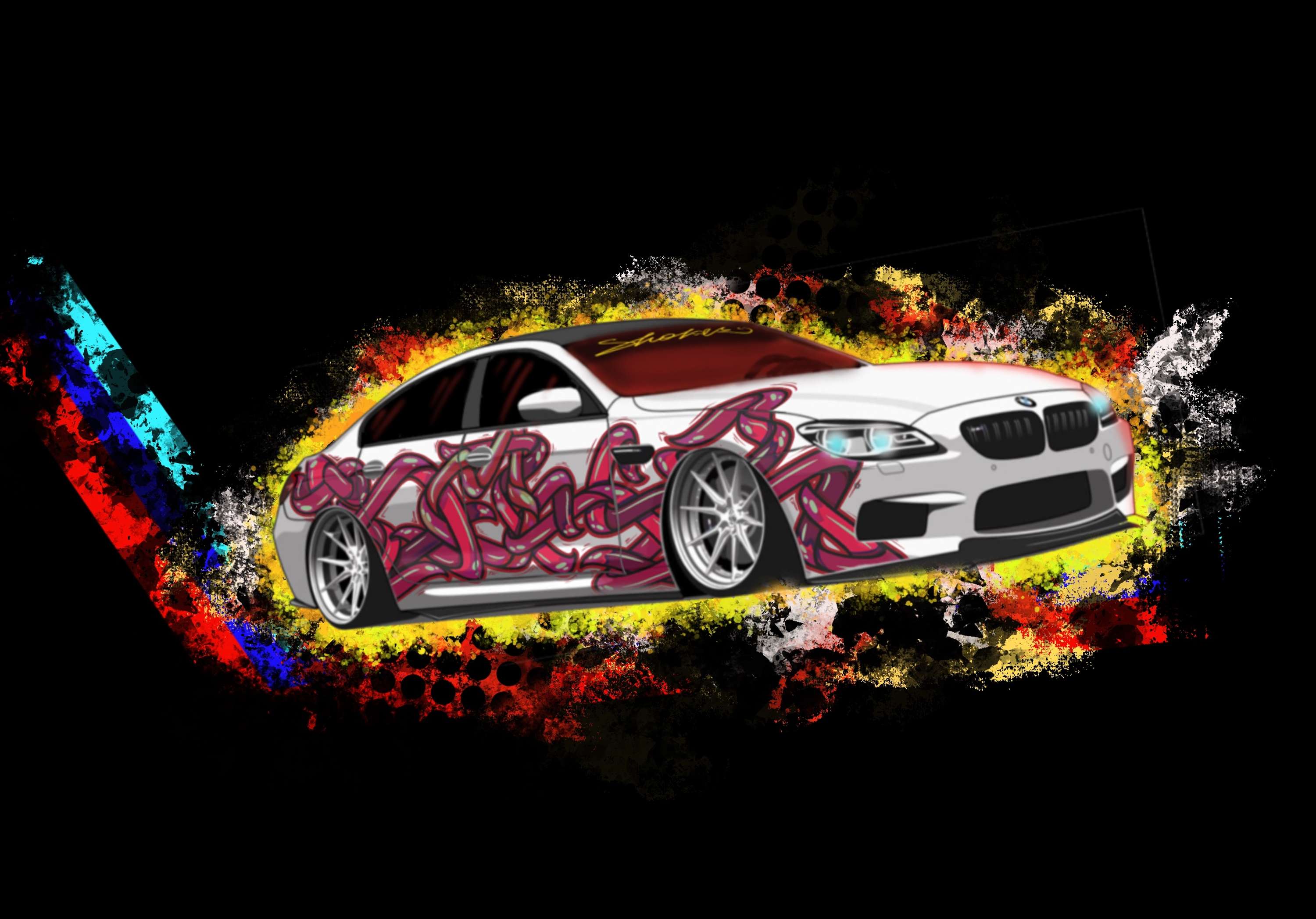 Digital artwork mix graffiti by Vladimir Kovalchuk