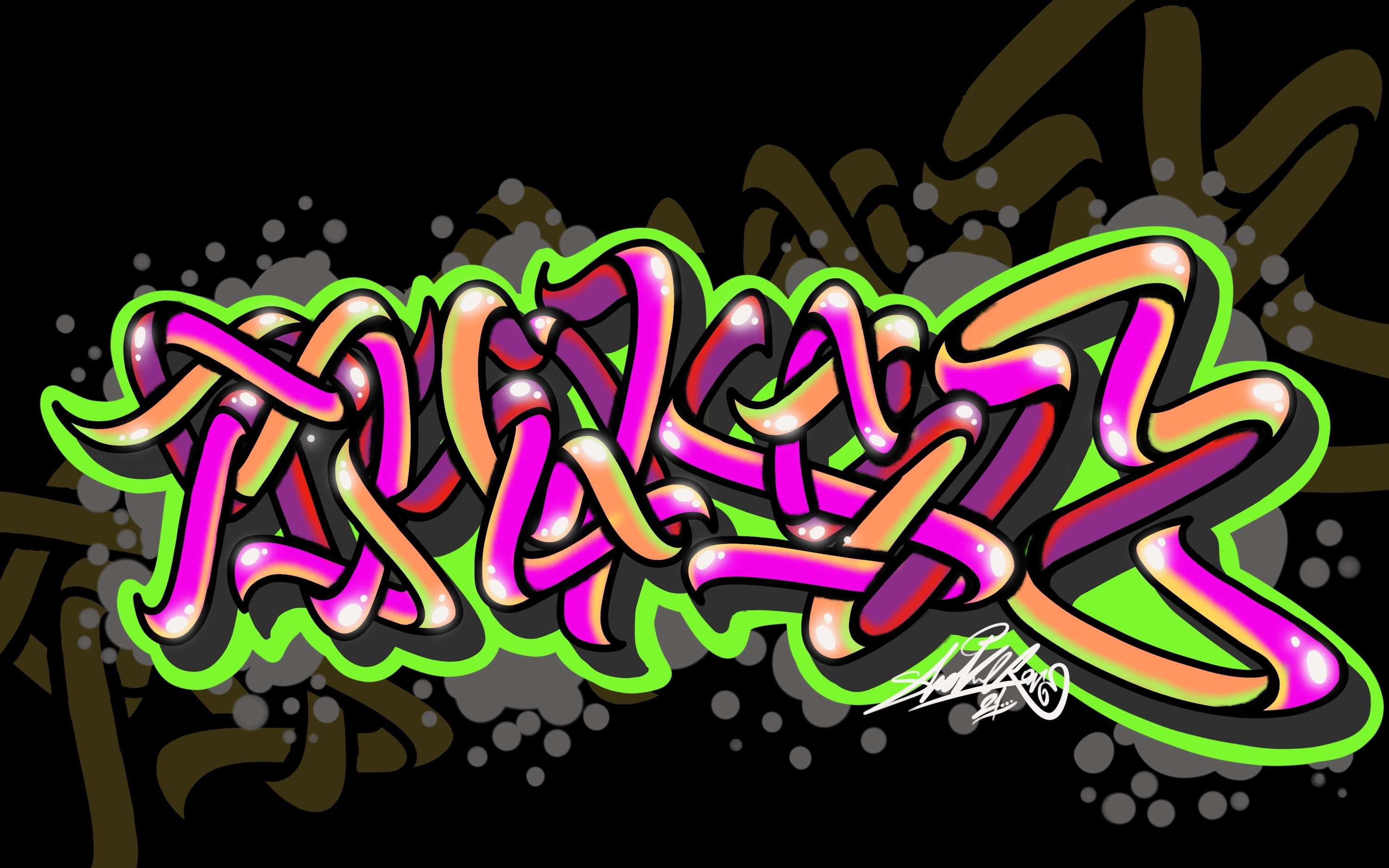 Digital artwork mix graffiti by Vladimir Kovalchuk