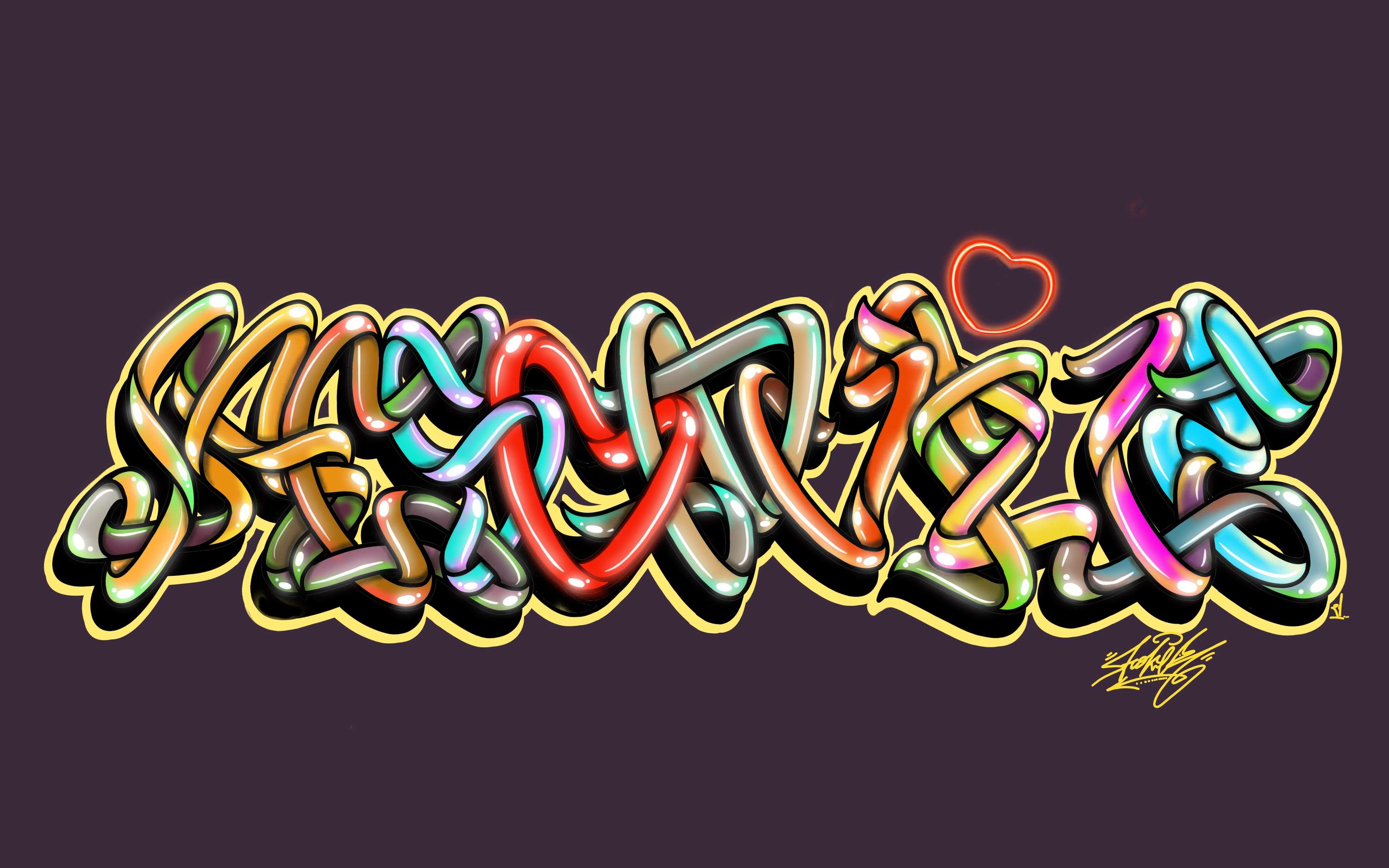 Digital artwork mix graffiti by Vladimir Kovalchuk