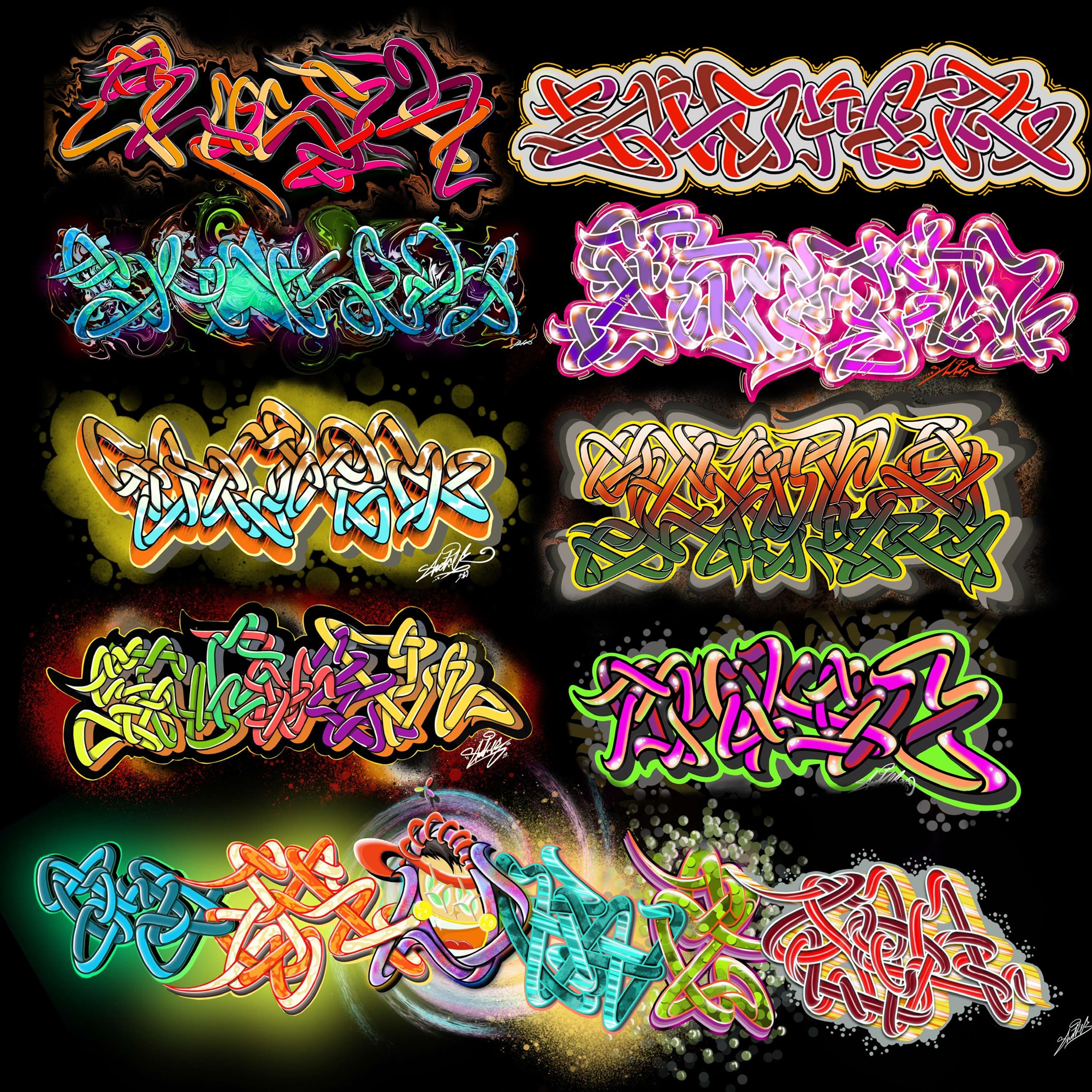 Digital artwork mix graffiti by Vladimir Kovalchuk