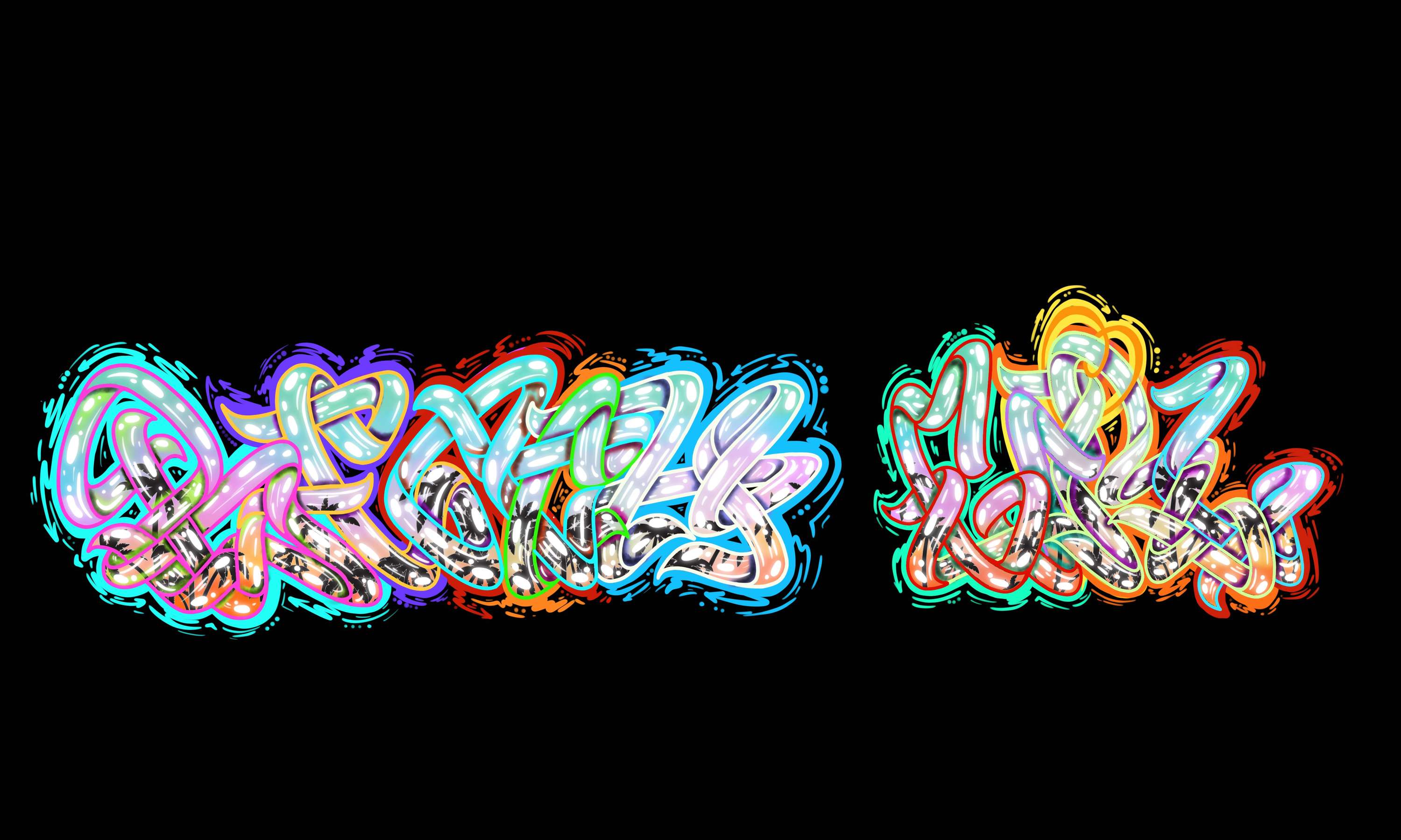Digital artwork mix graffiti by Vladimir Kovalchuk