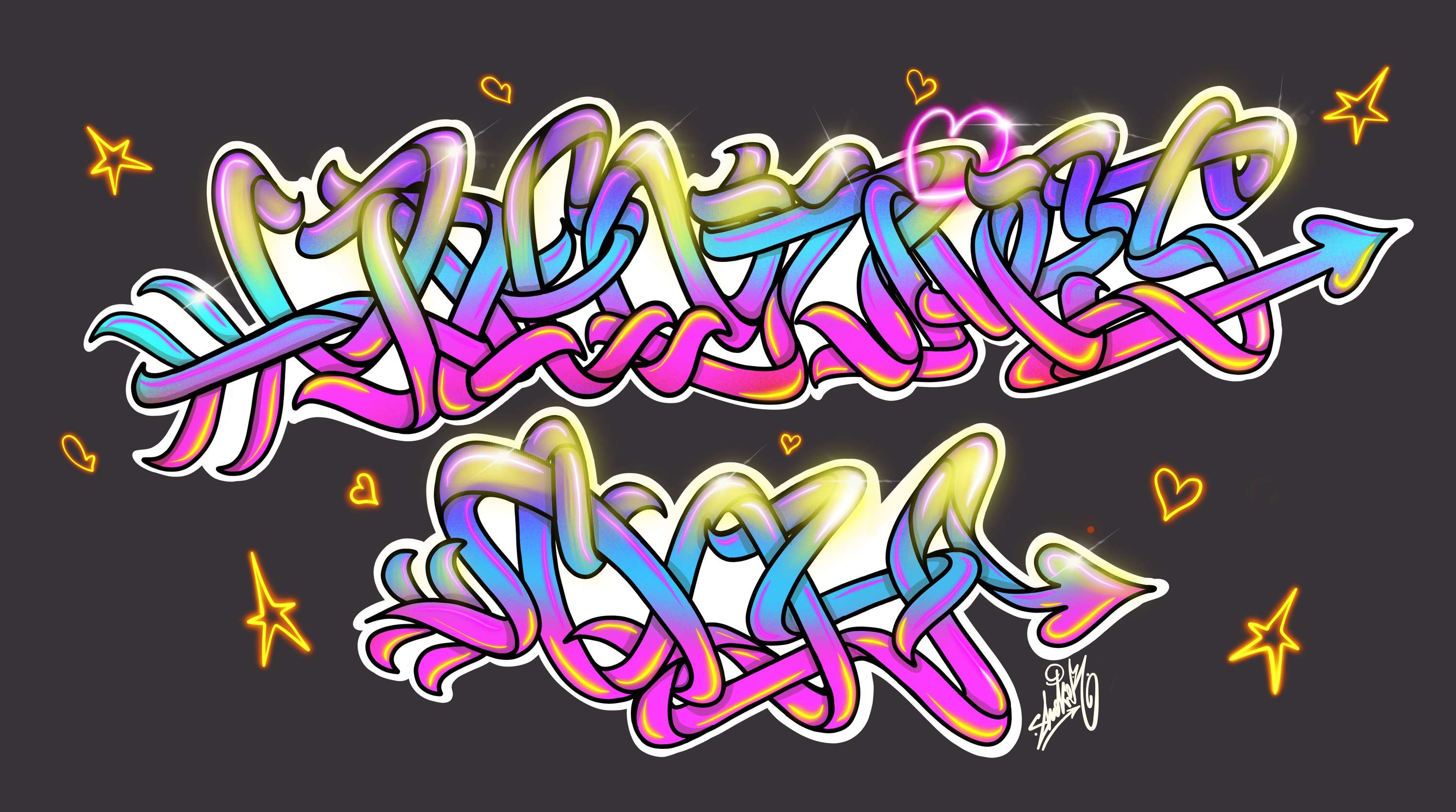 Digital artwork mix graffiti by Vladimir Kovalchuk