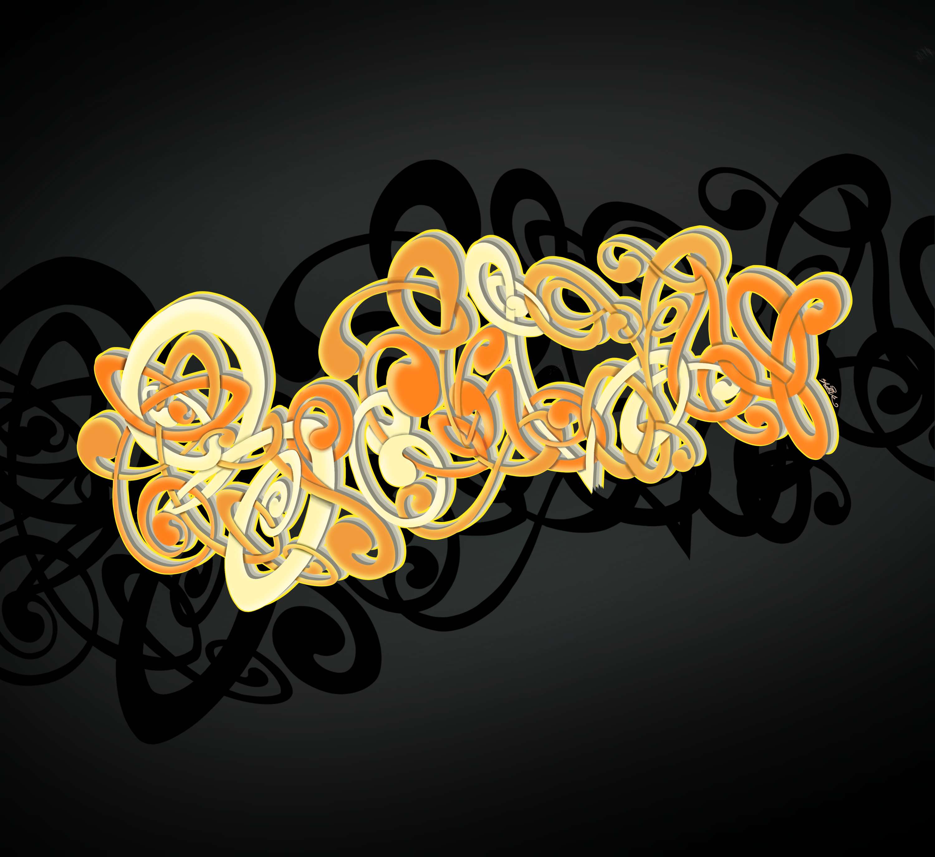 Digital artwork mix graffiti by Vladimir Kovalchuk