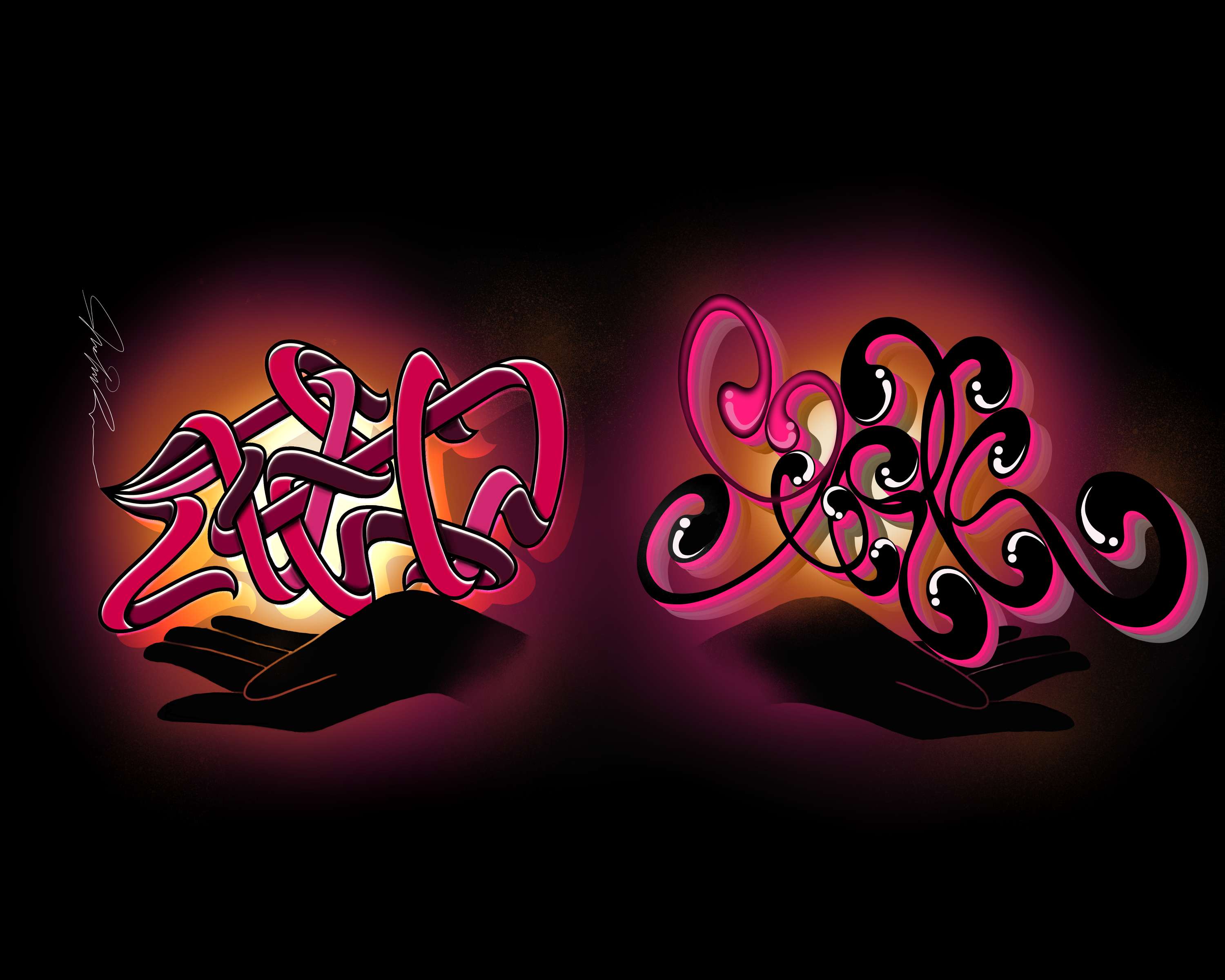 Digital artwork mix graffiti by Vladimir Kovalchuk