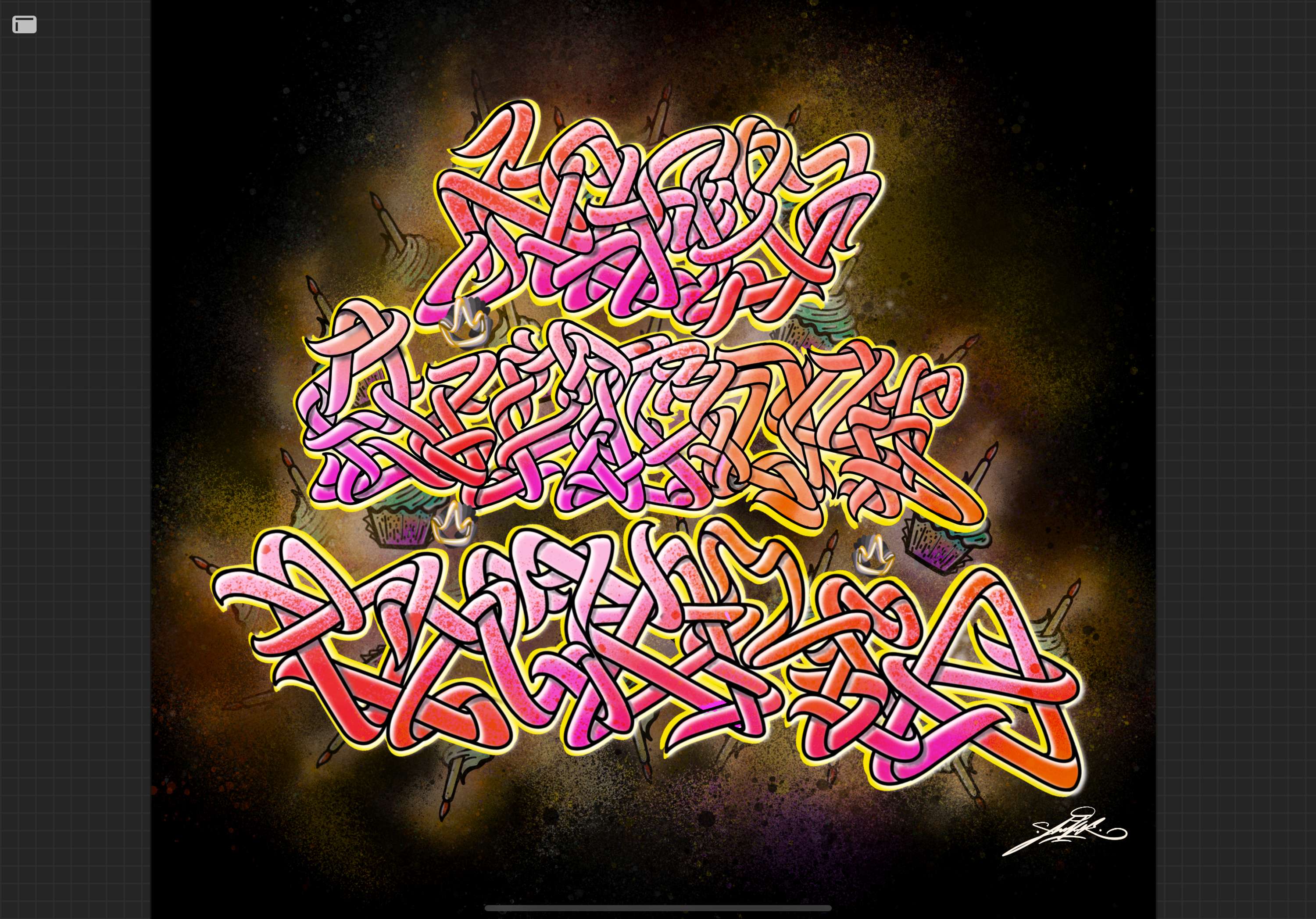 Digital artwork mix graffiti by Vladimir Kovalchuk