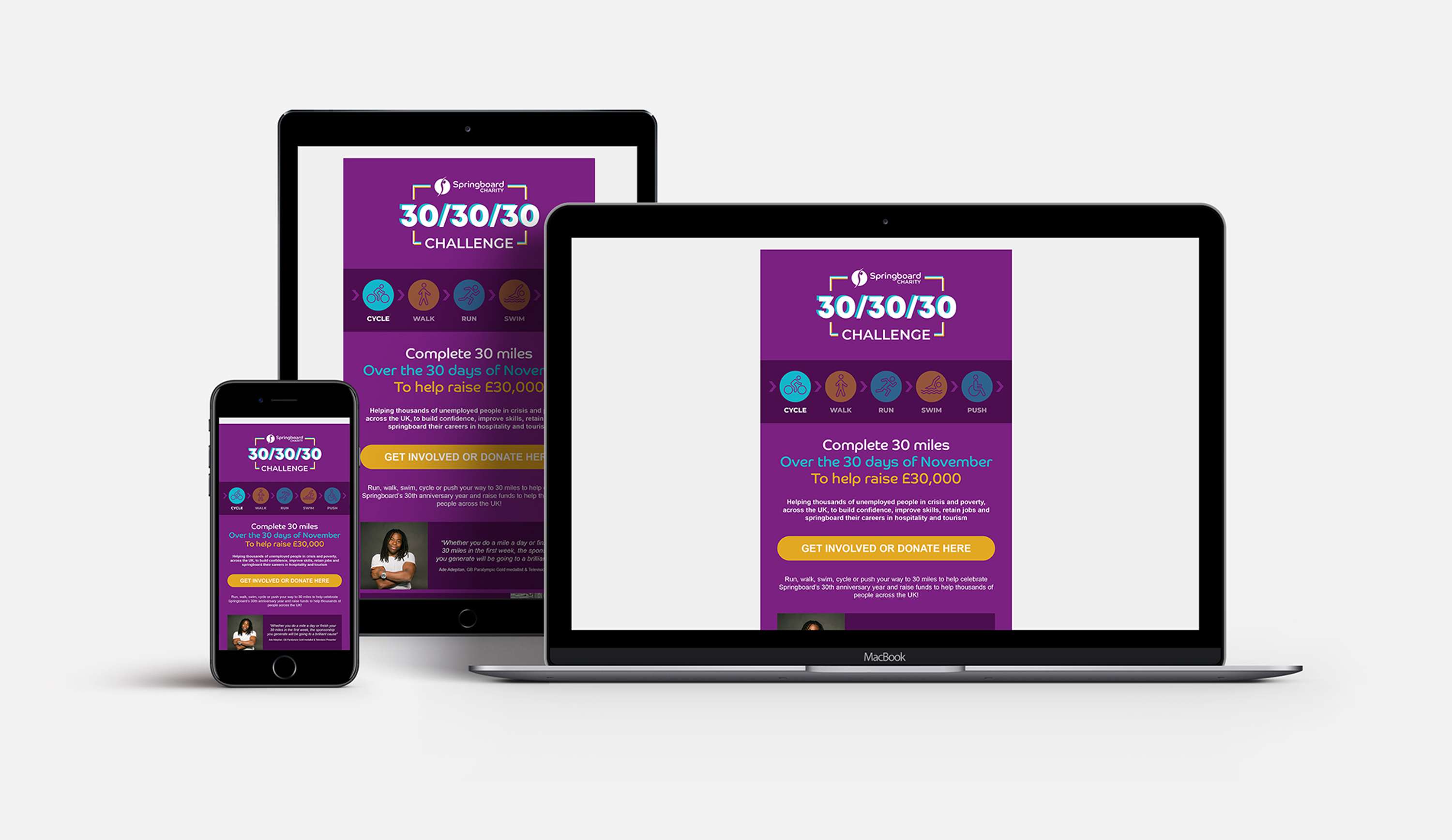 Springboard's Online Events Branding by Terry Coleman