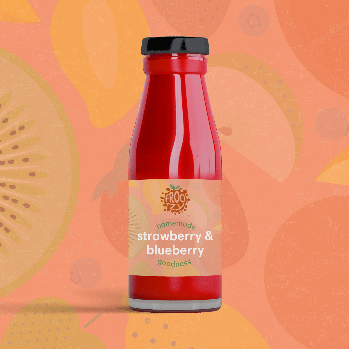Froozy Smoothie and Juice Brand Identity by Terry Coleman