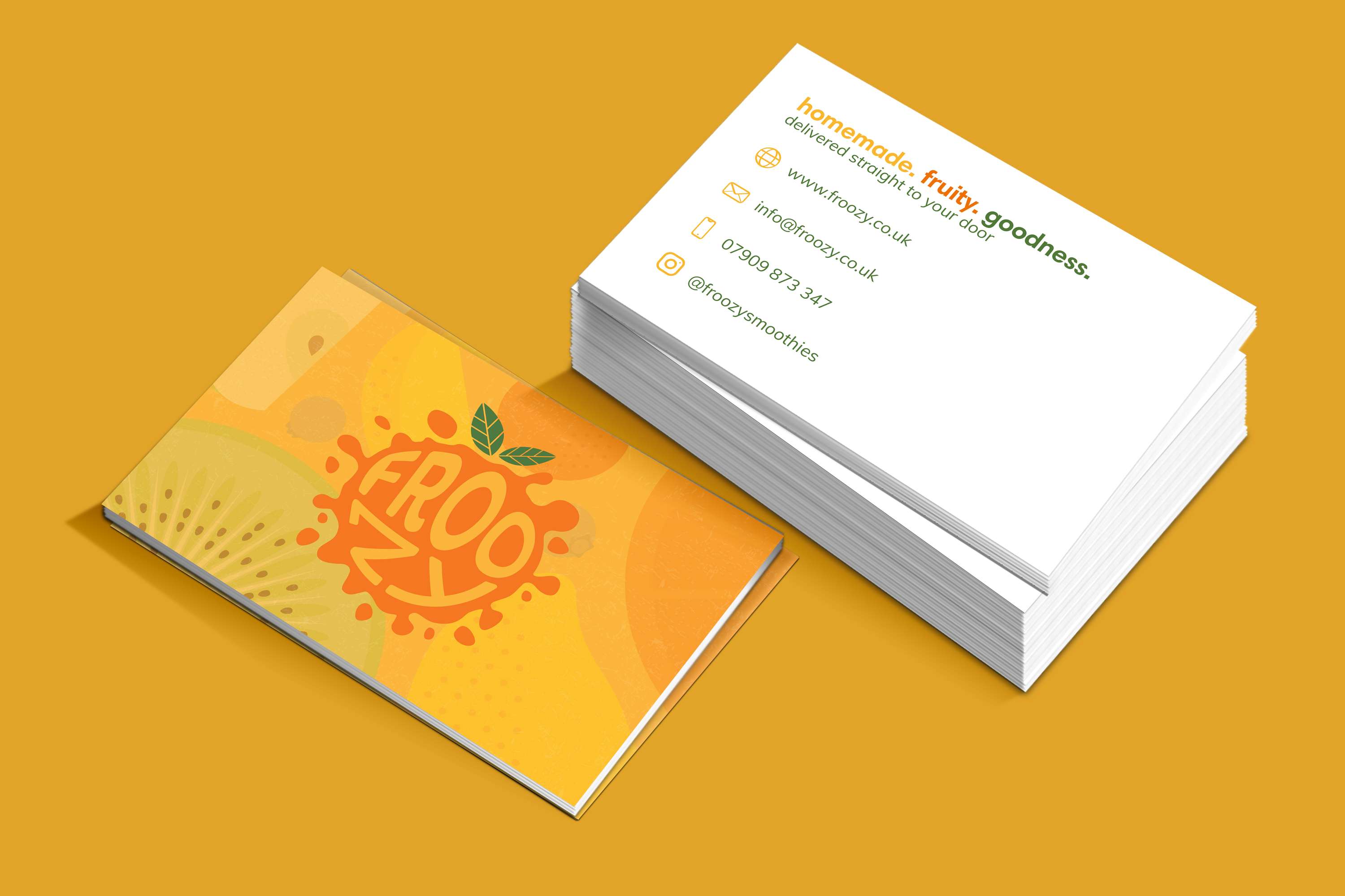 Froozy Smoothie and Juice Brand Identity by Terry Coleman