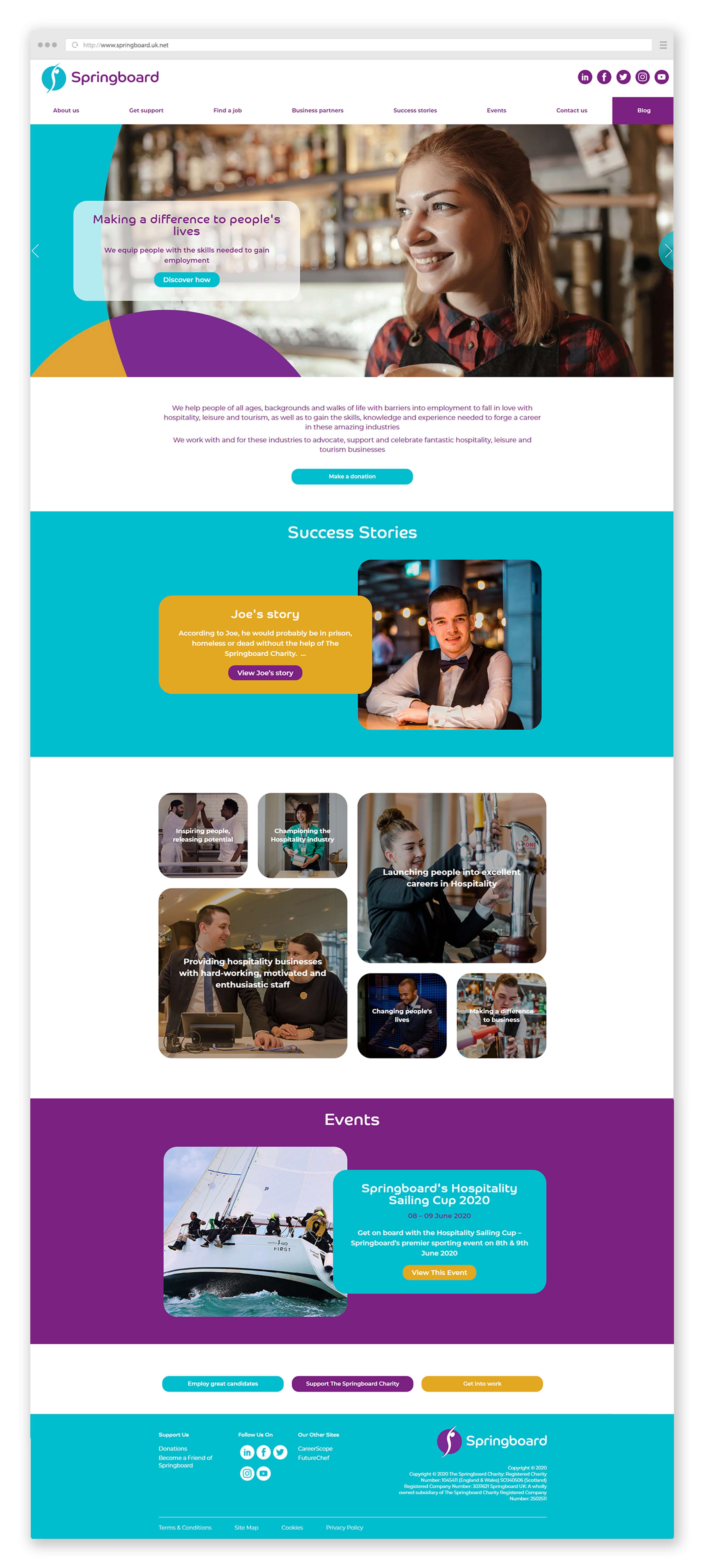 Springboard Re-Brand by Terry Coleman