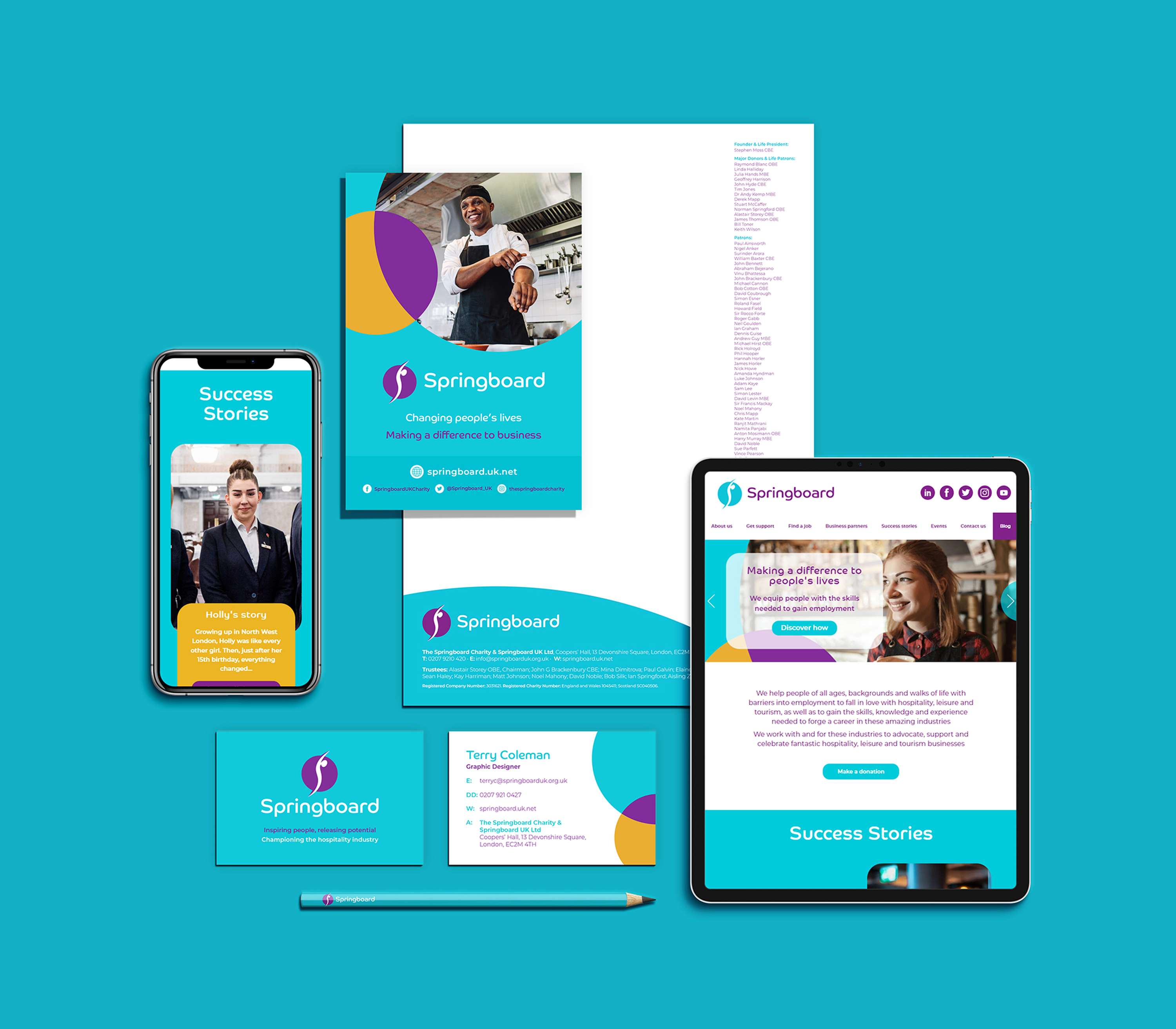 Springboard Re-Brand by Terry Coleman