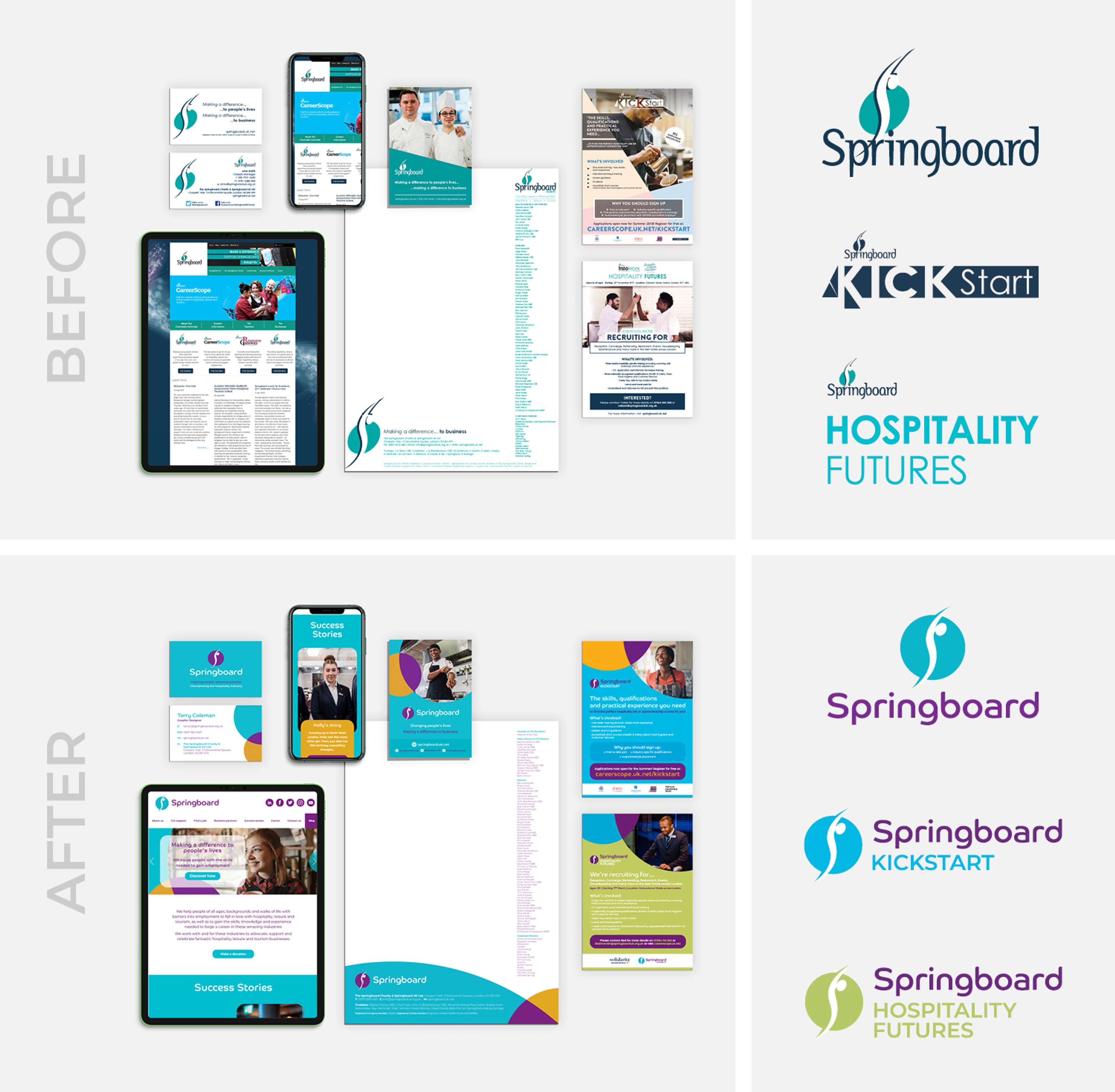 Springboard Re-Brand by Terry Coleman