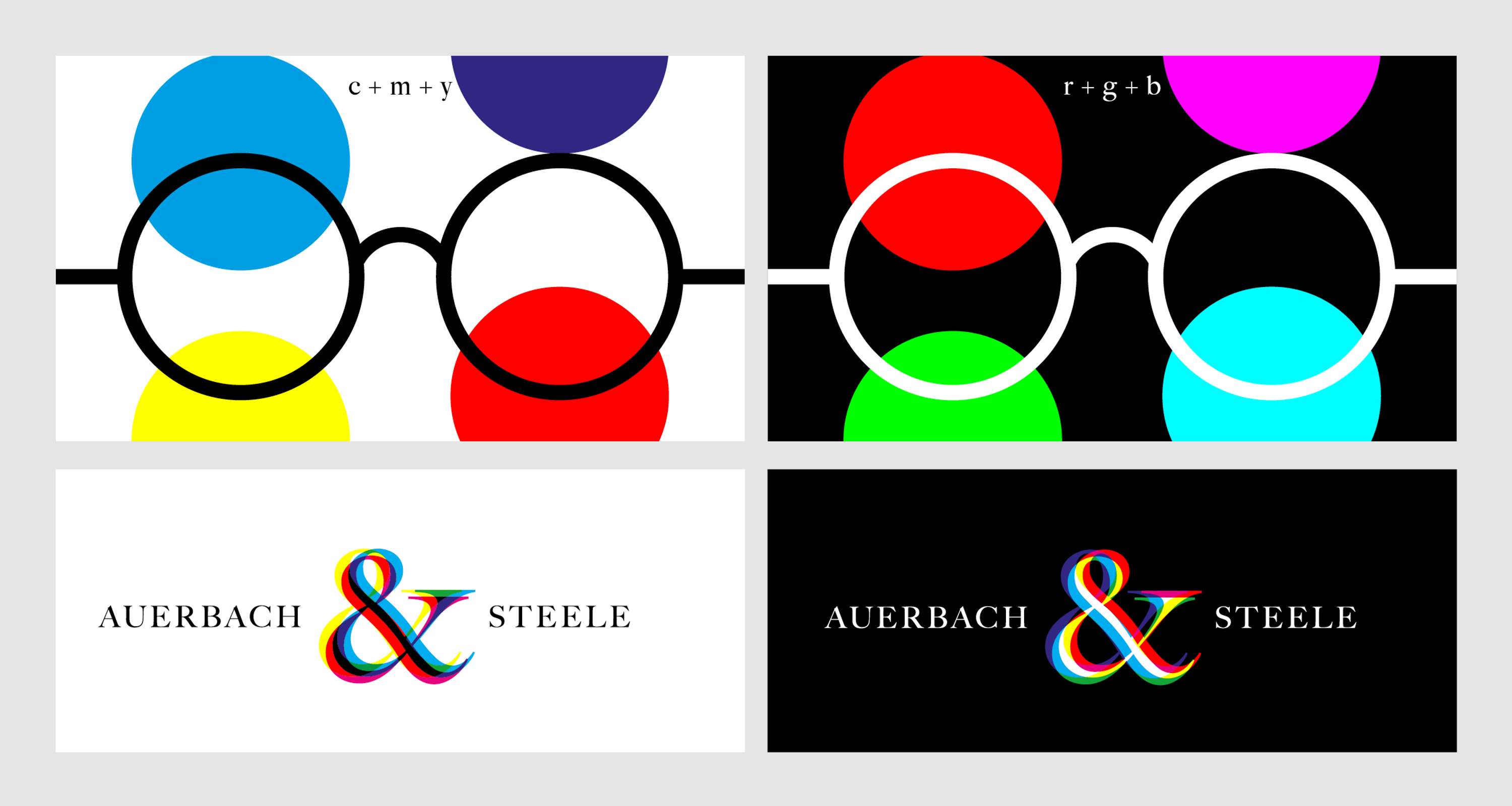 Auerbach & Steele – branding by Ian Moore