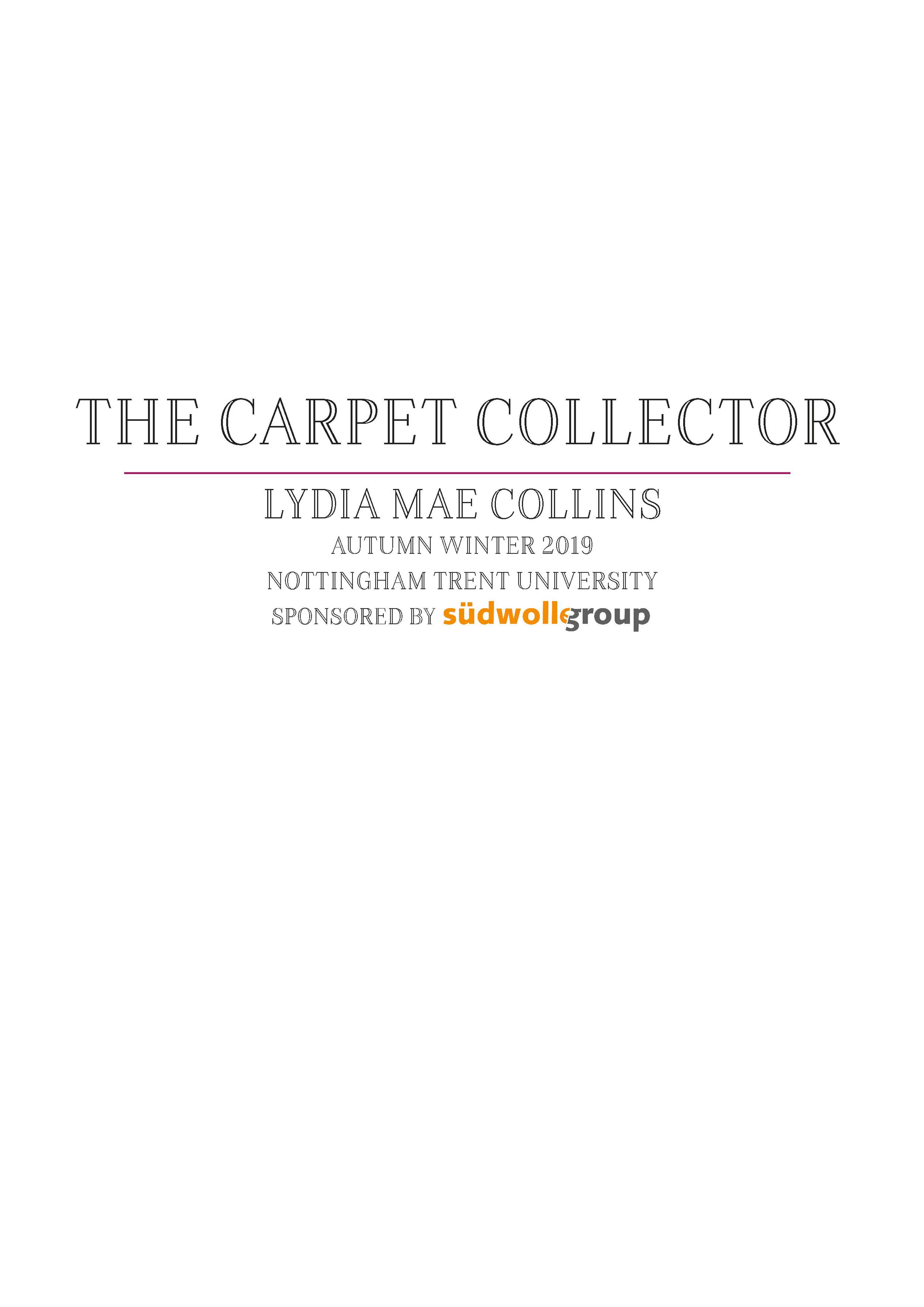 The Carpet Collector by Lydia Collins