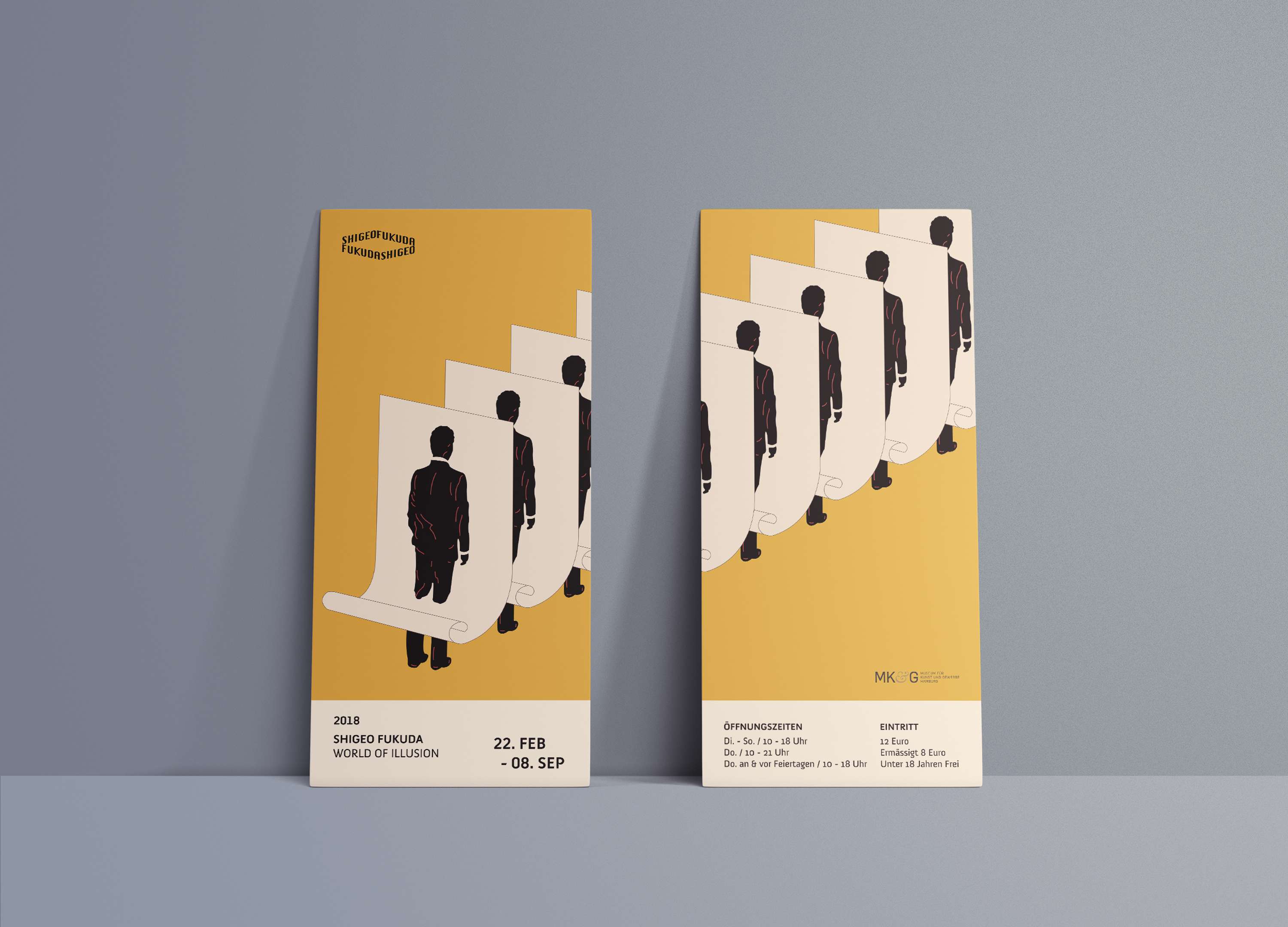 [Exhibition Design / Motion Graphic] Shigeo Fukuda "World of Illusion"  Exhibition by Yunjung Chuang