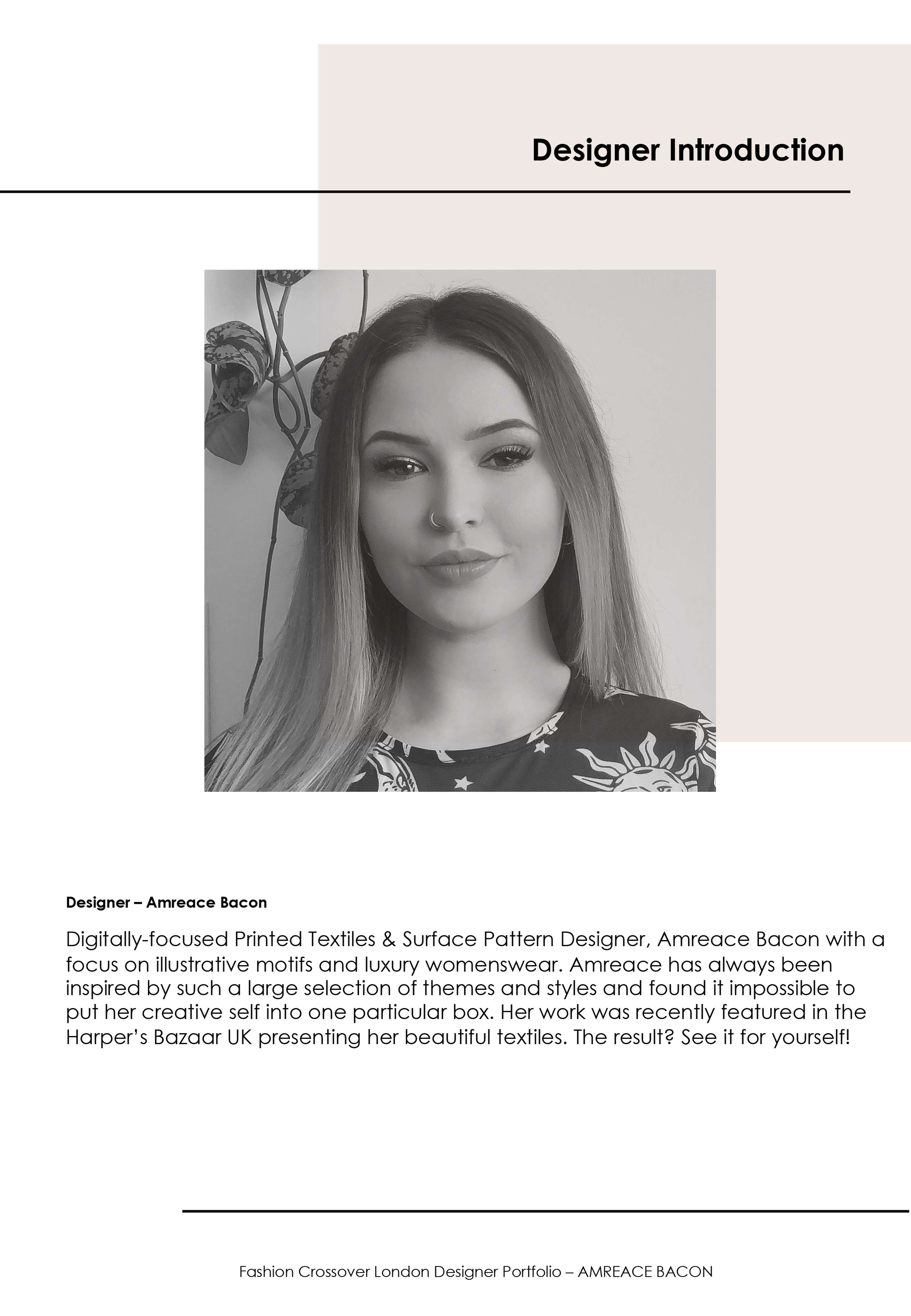 Harper's Bazaar feature, March 2021 by amreace paige