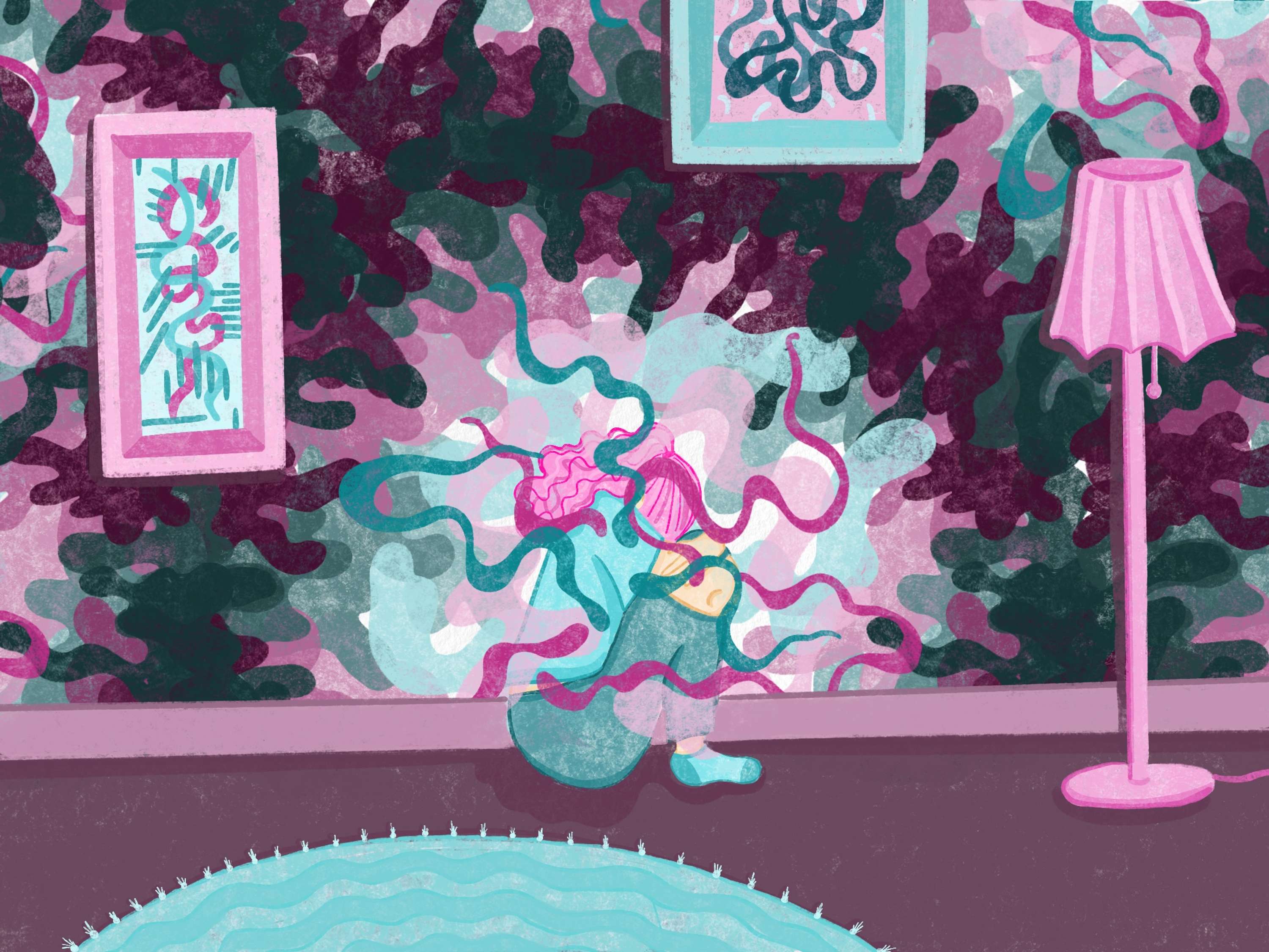 Exploring PMDD through editorial imagery by Abi Ratoff