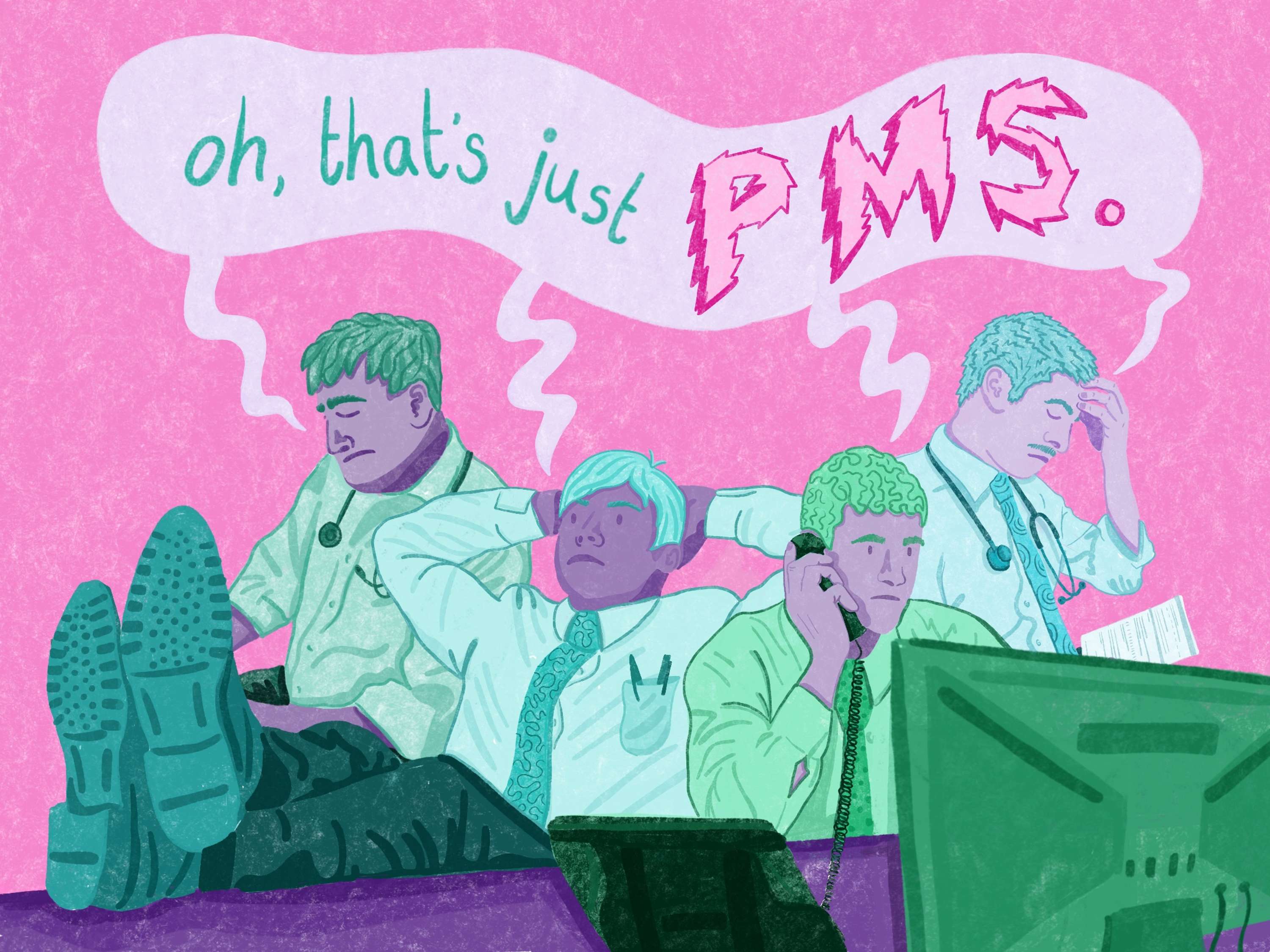 Exploring PMDD through editorial imagery by Abi Ratoff