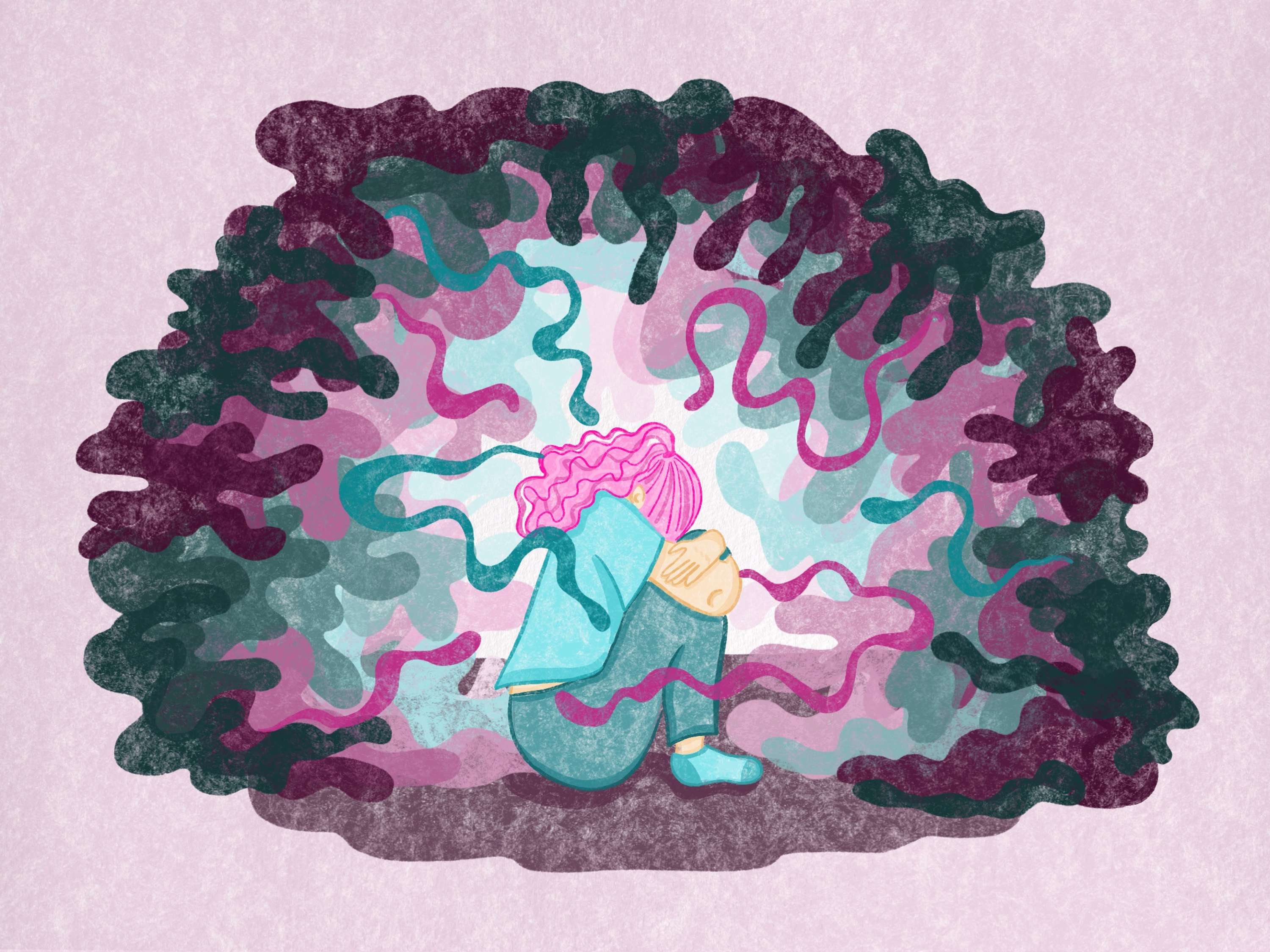 Exploring PMDD through editorial imagery by Abi Ratoff
