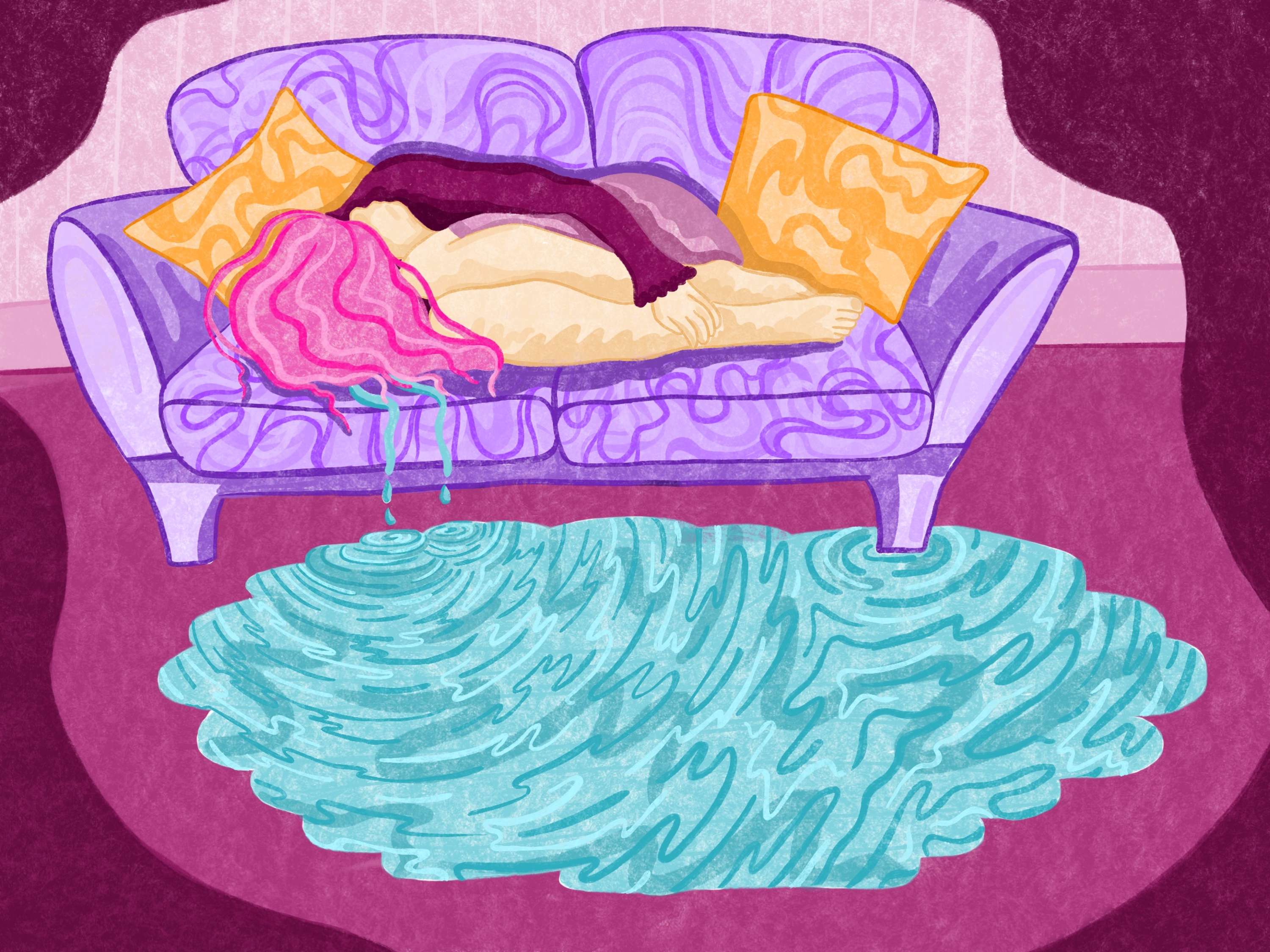Exploring PMDD through editorial imagery by Abi Ratoff
