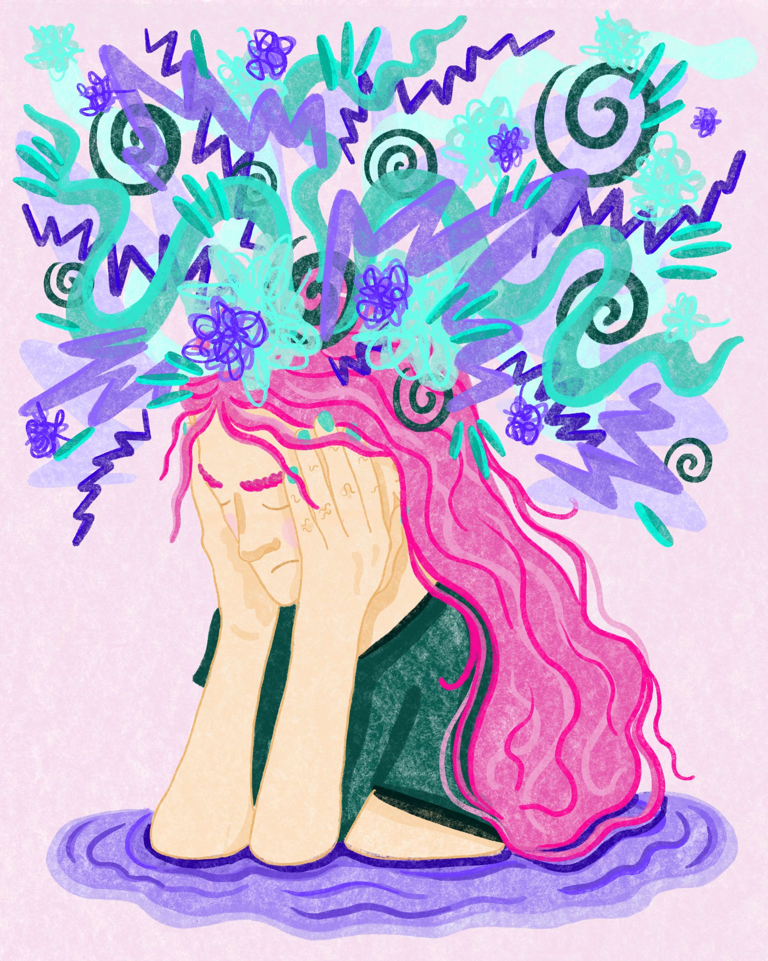 Exploring PMDD through editorial imagery by Abi Ratoff