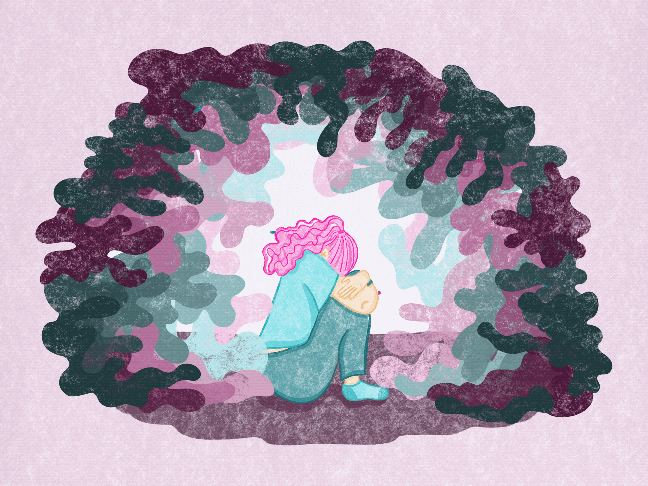Exploring PMDD through editorial imagery by Abi Ratoff