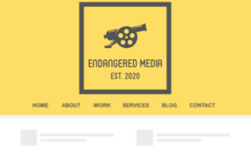Endangered Media Rebrand by Holly Timmons